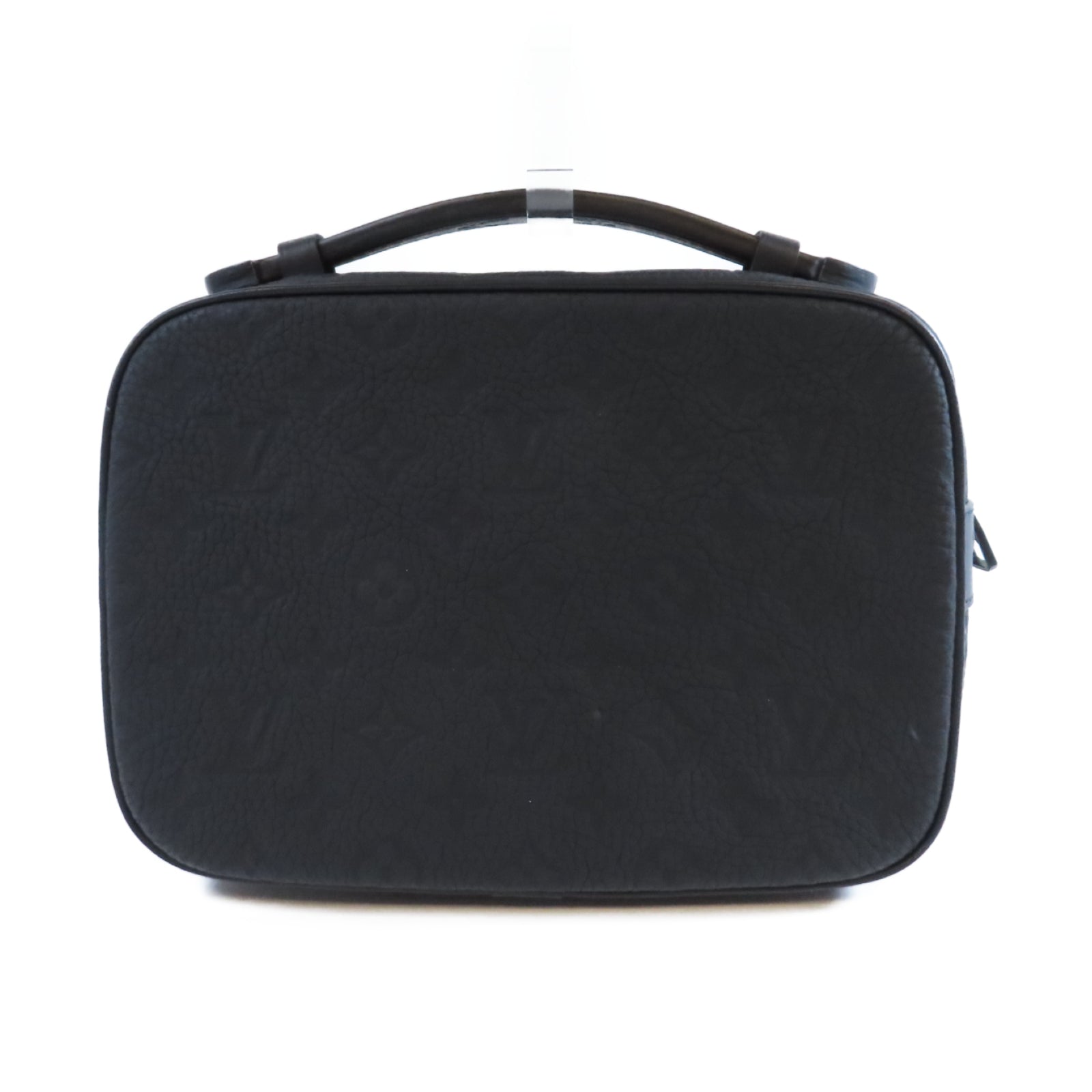 LOUIS VUITTON Monogram Empreinte S Lock黑扣手挽肩背兩用袋黑色