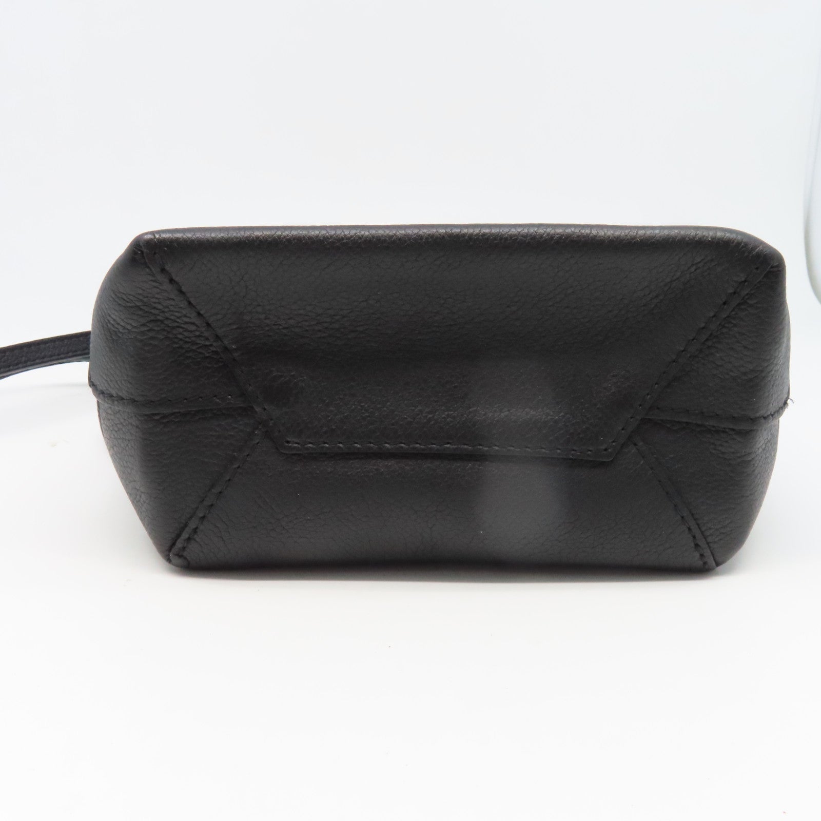 LOUIS VUITTON 牛皮皮革Lock Me Backpack Mini金扣背包黑色