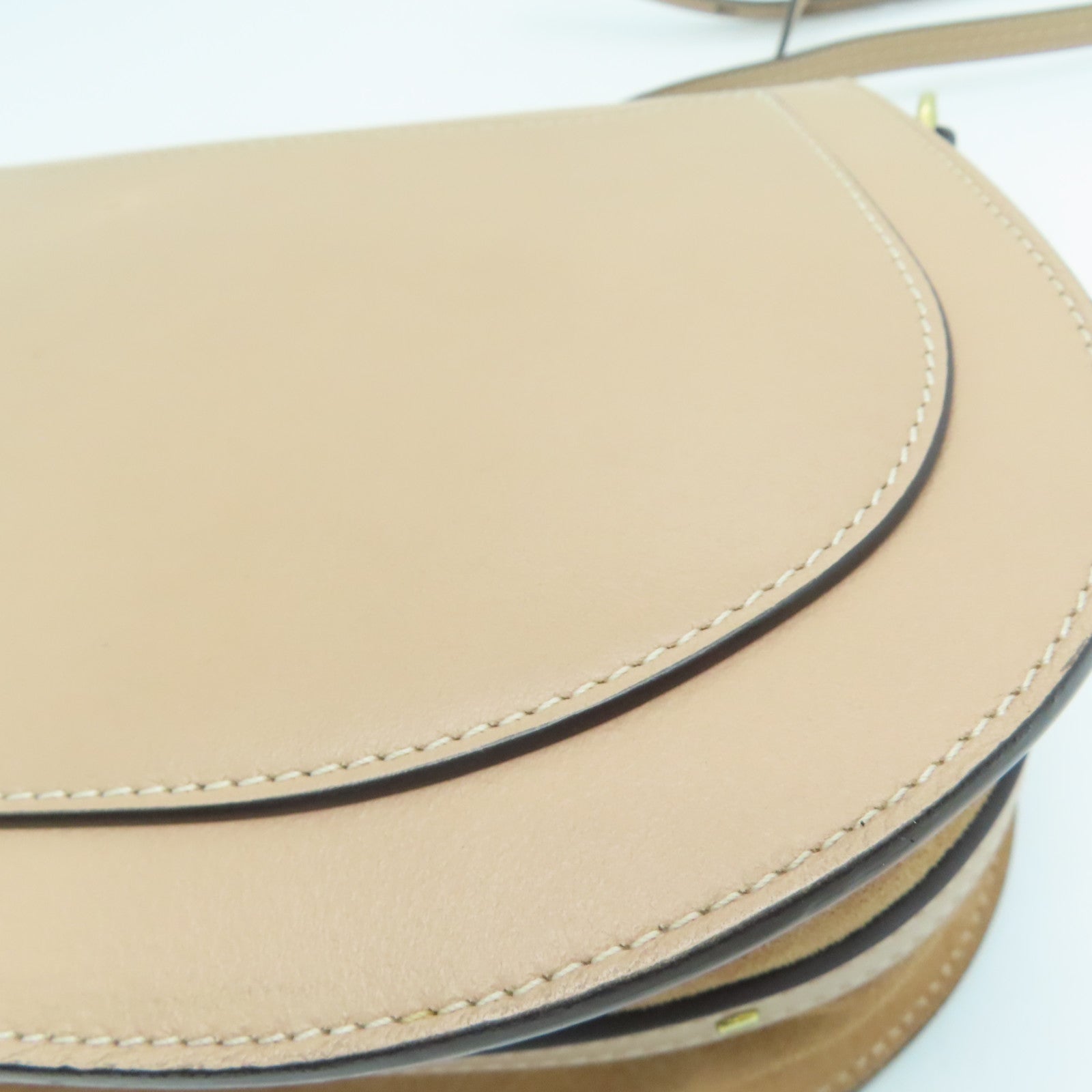 Chloe 牛皮皮革Shoulder Bag肩背袋裸色