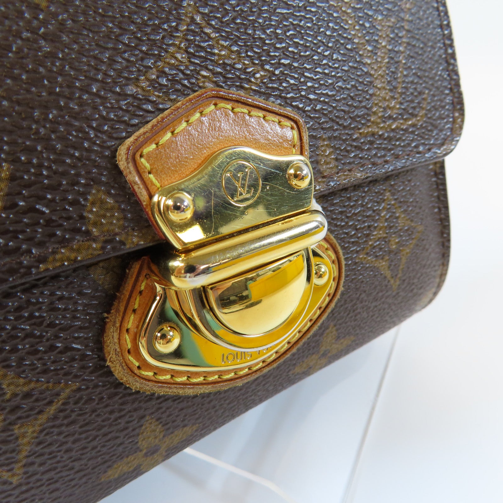 LOUIS VUITTON Monogram Portefeuille Joey金扣錢包啡色
