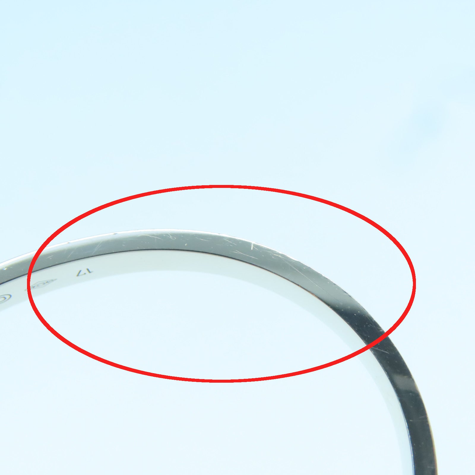 CARTIER 18K white gold Love Bracelet bracelet Cartier#17