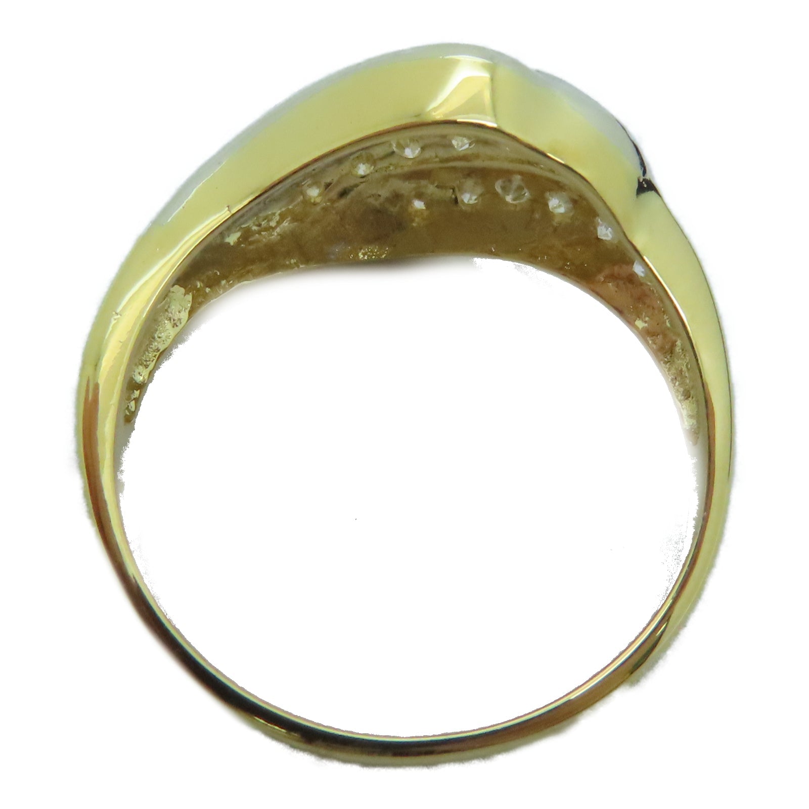 JEWELRY 【激減優惠】18K黃金Diamond Ring 0.28ct鑽石戒指US#6.5