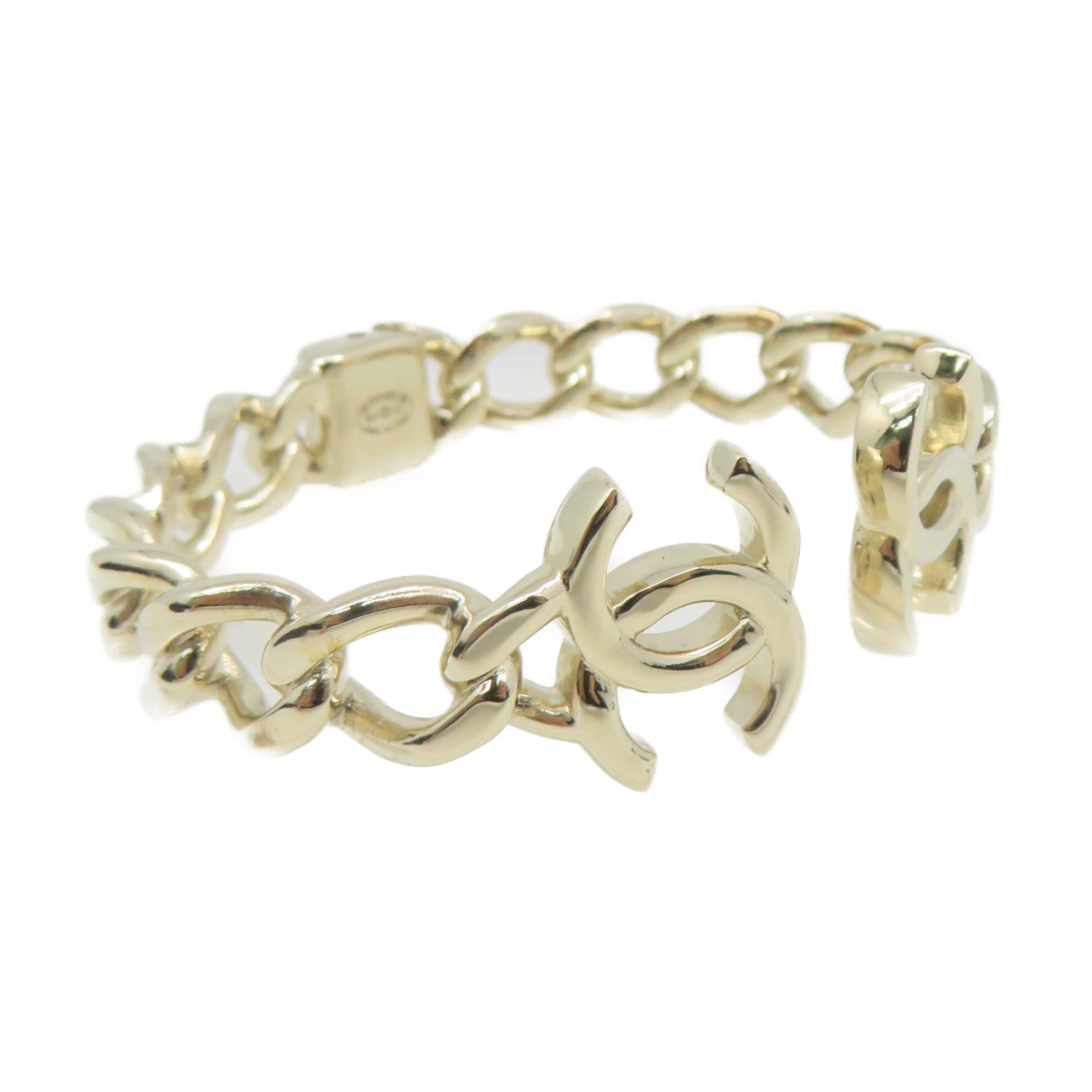 CHANEL metal CC Bangle bracelet