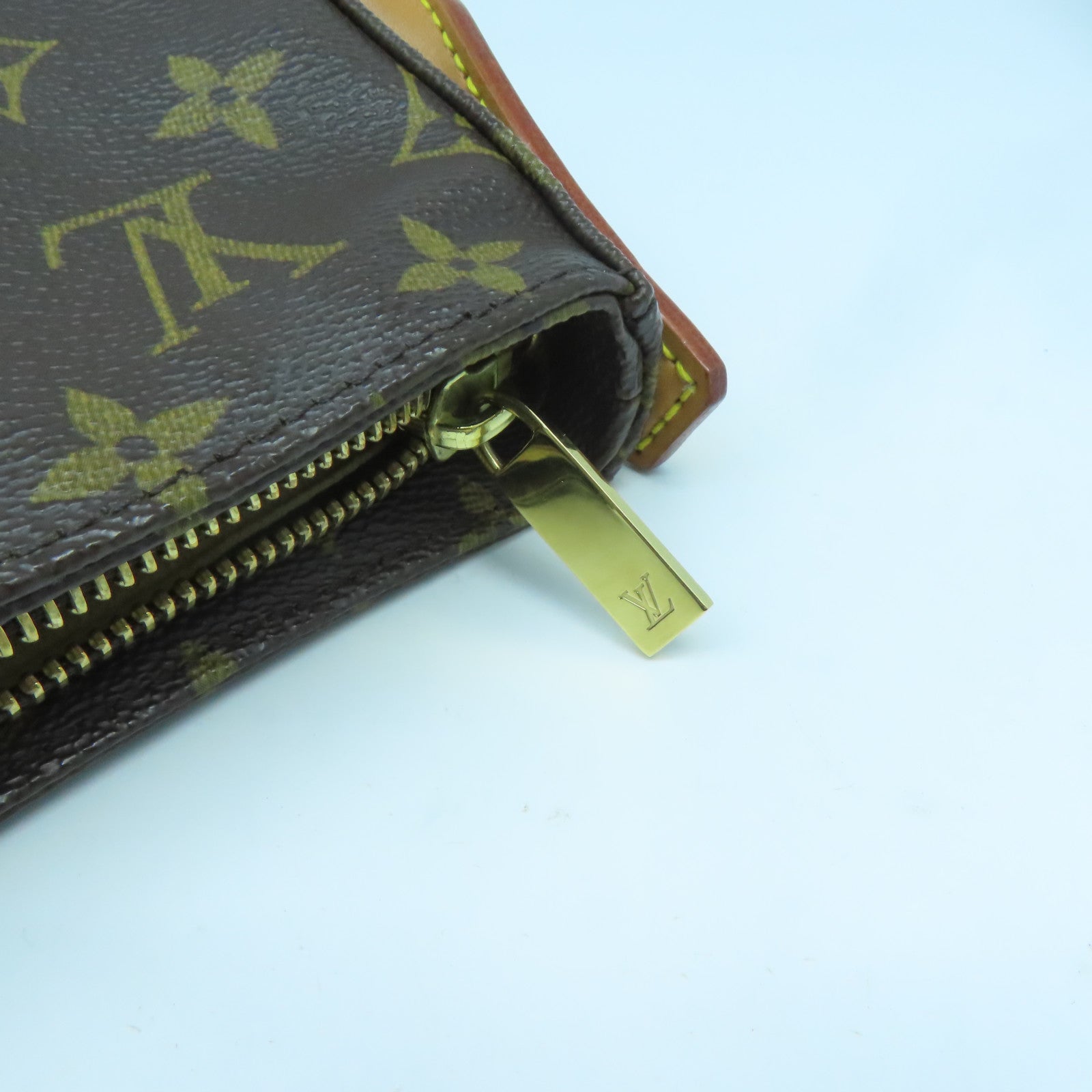 LOUIS VUITTON Monogram Looping MM金扣肩背袋啡色