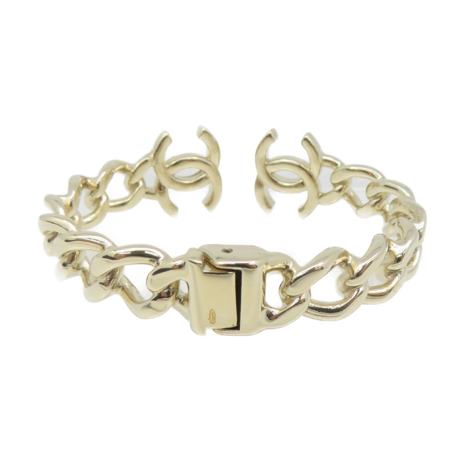 CHANEL metal CC Bangle bracelet