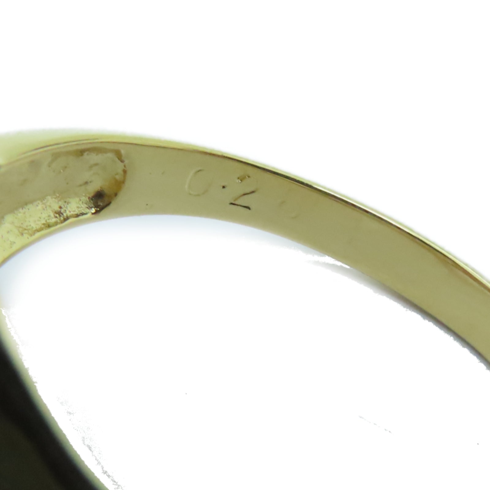 JEWELRY 【激減優惠】18K黃金Diamond Ring 0.28ct鑽石戒指US#6.5