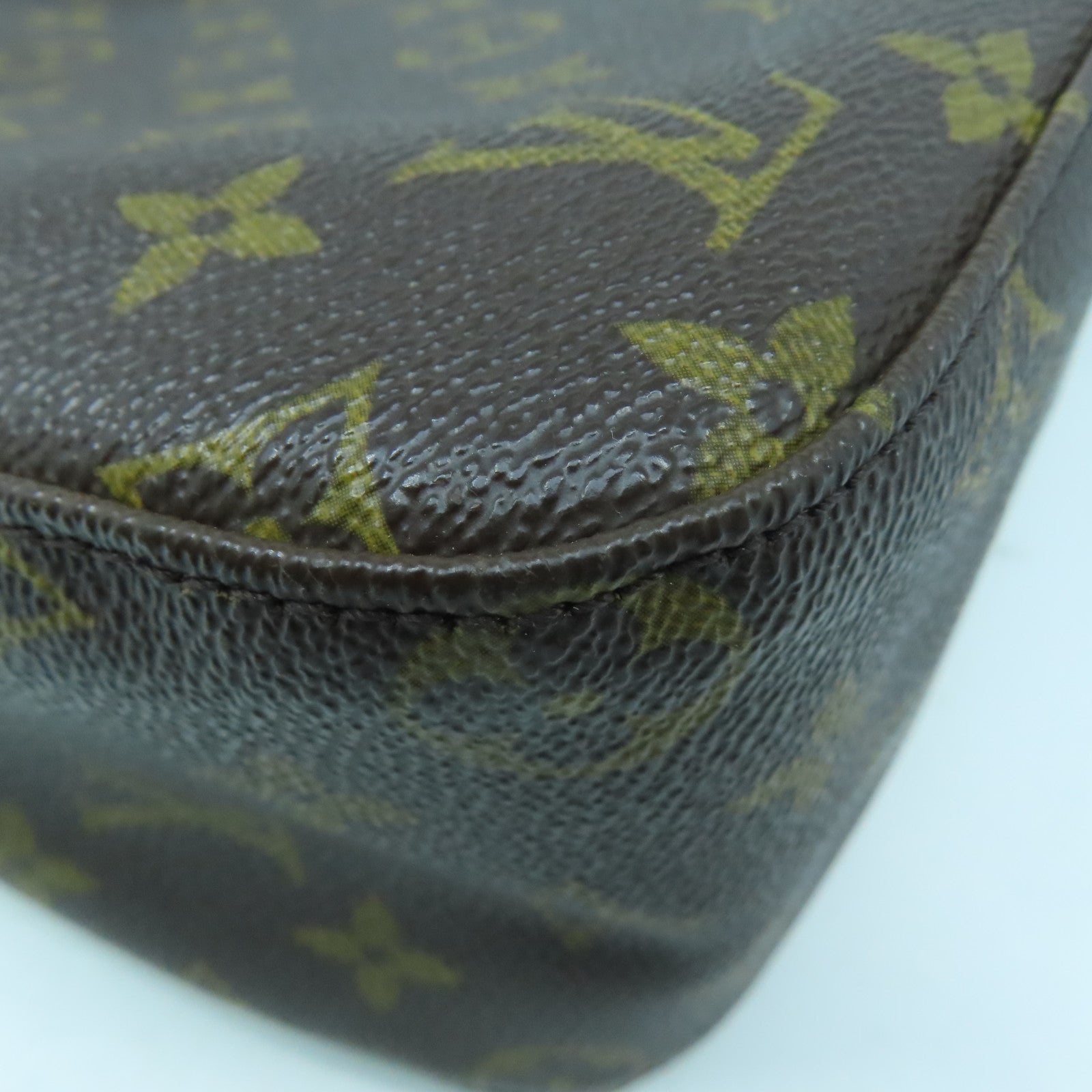 LOUIS VUITTON Monogram Looping MM金扣肩背袋啡色