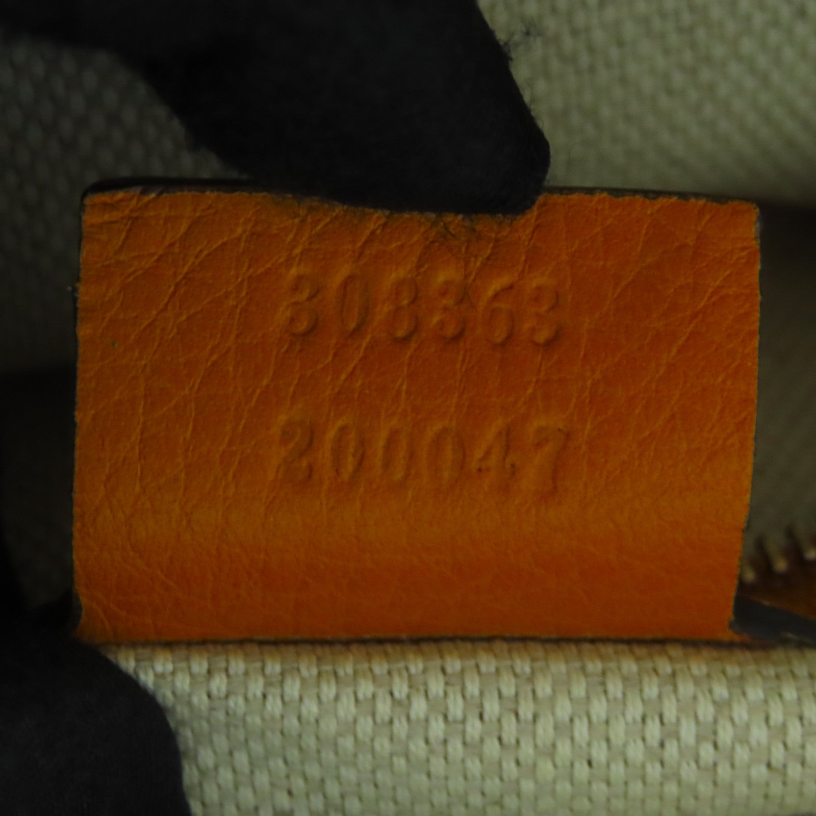 GUCCI 牛皮皮革Tote Bag金扣肩背袋橙色