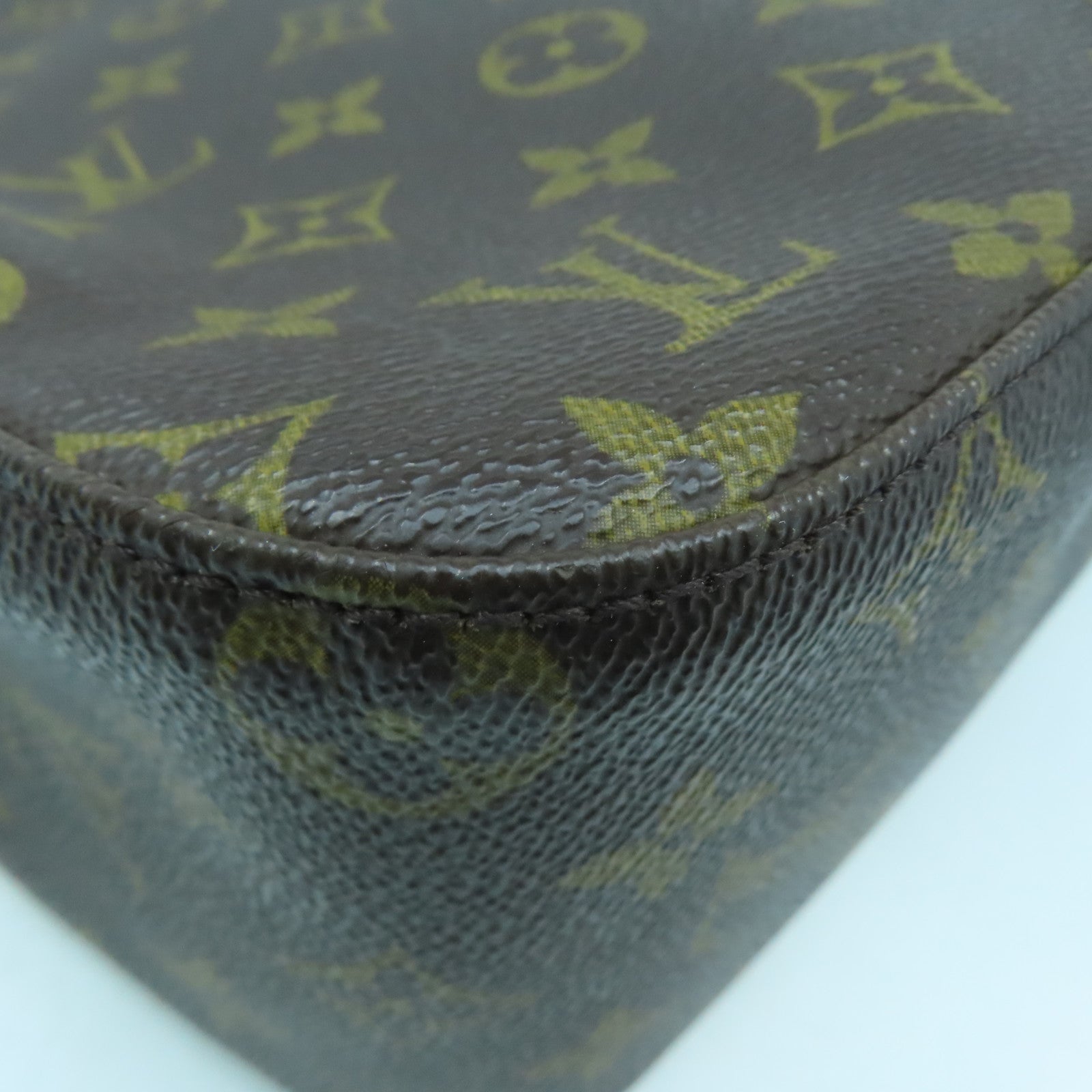 LOUIS VUITTON Monogram Looping MM金扣肩背袋啡色