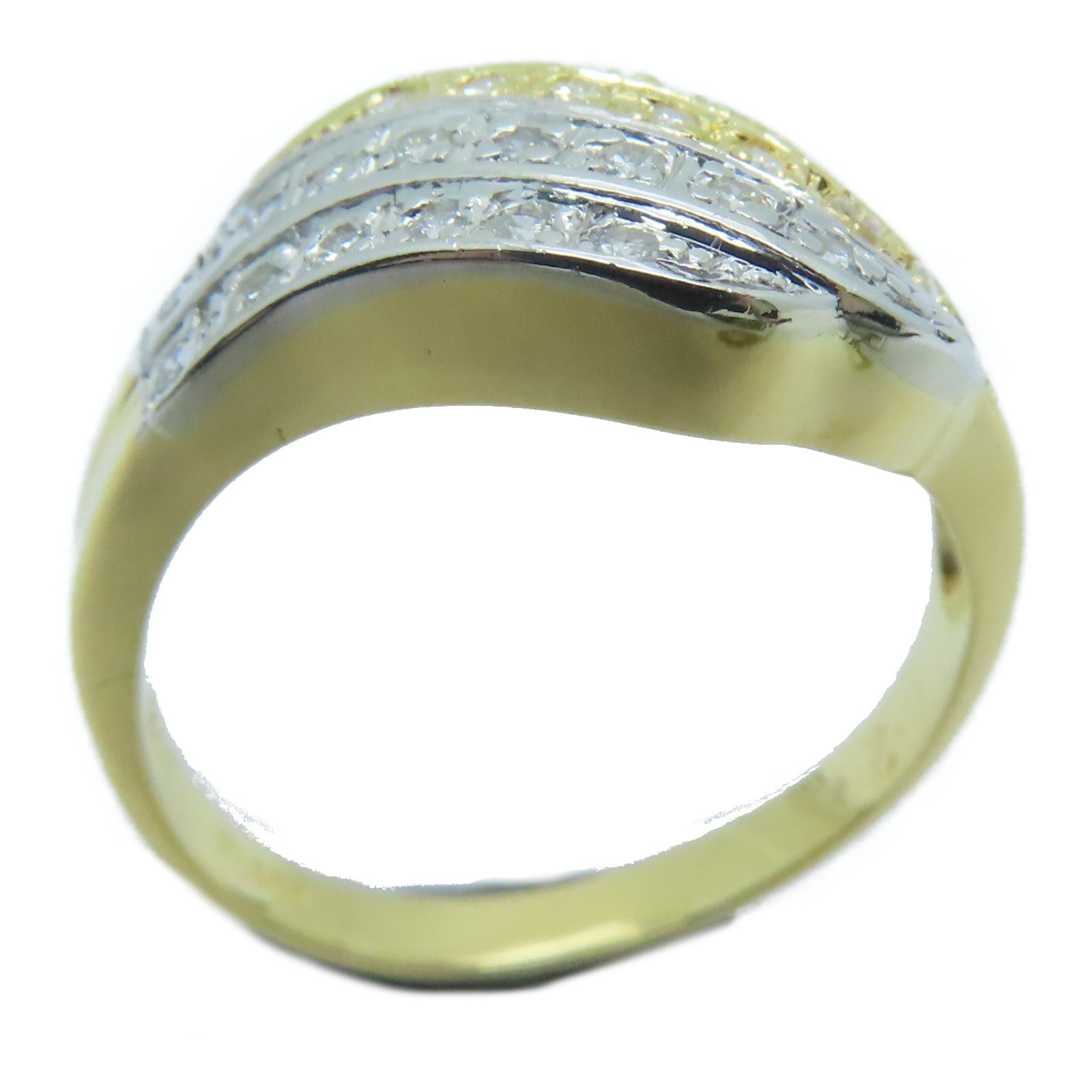 JEWELRY 【激減優惠】18K黃金Diamond Ring 0.28ct鑽石戒指US#6.5