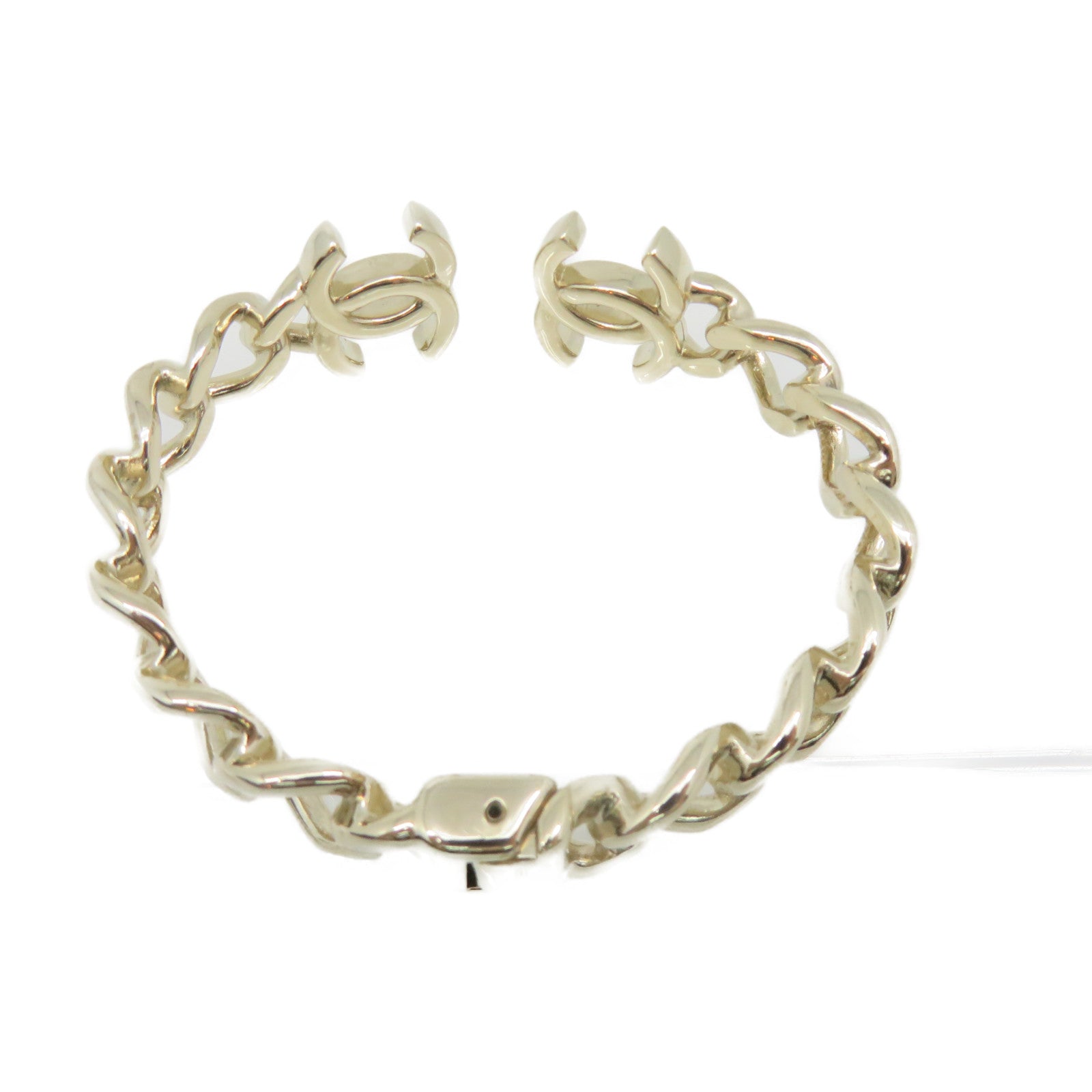 CHANEL metal CC Bangle bracelet
