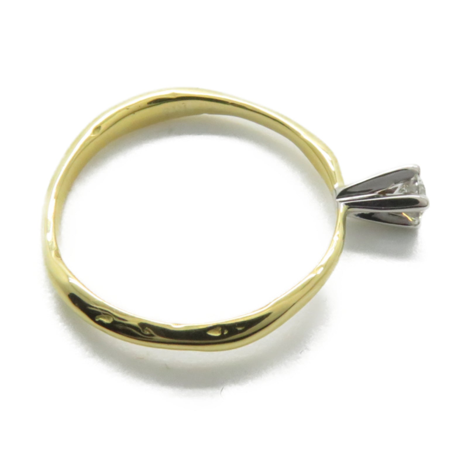 JEWELRY 18K黃金Diamond Ring 1.6g鑽石戒指US#5.25