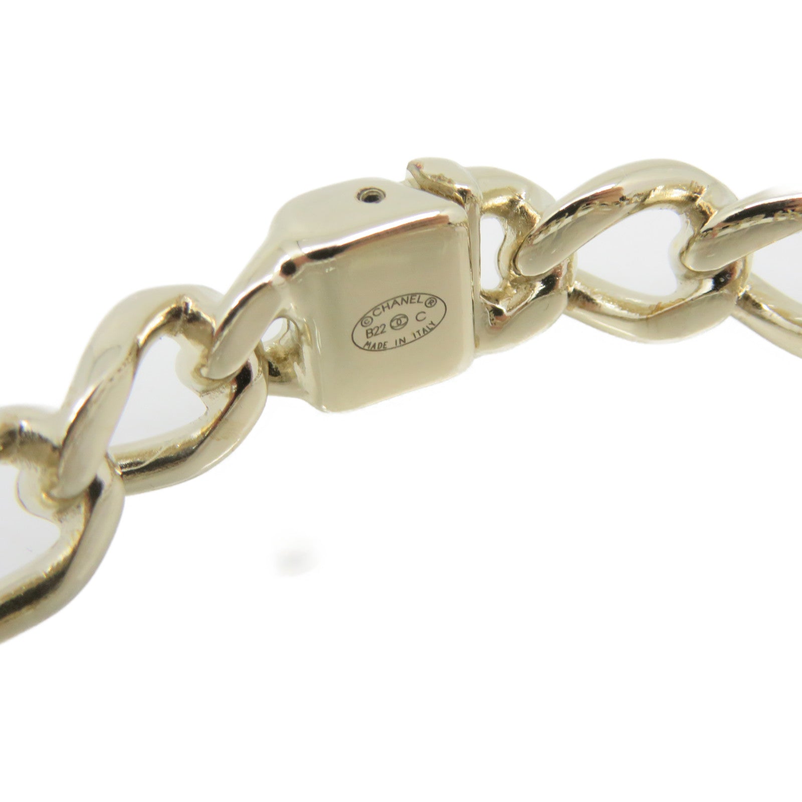 CHANEL metal CC Bangle bracelet