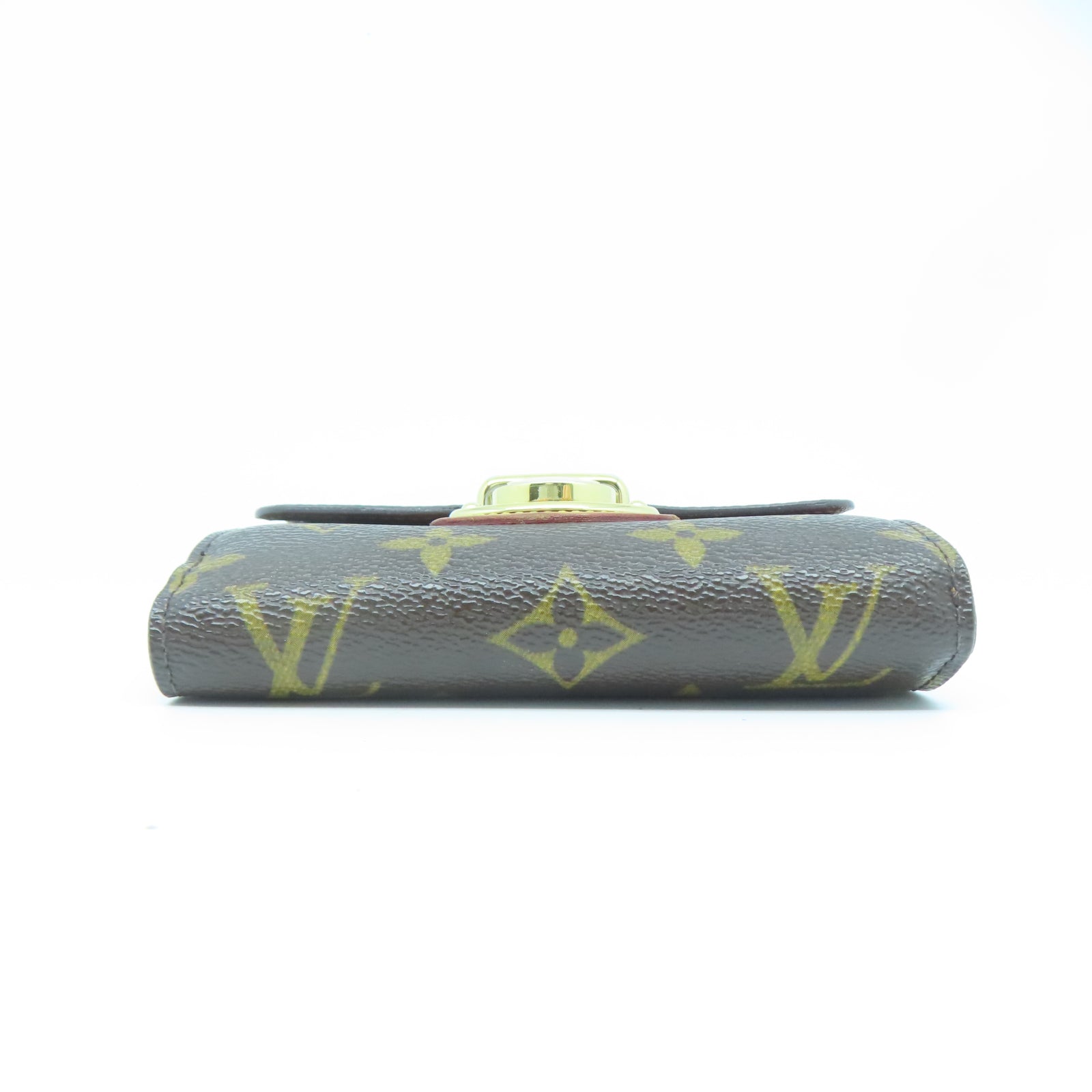 LOUIS VUITTON Monogram Portefeuille Joey金扣錢包棕色