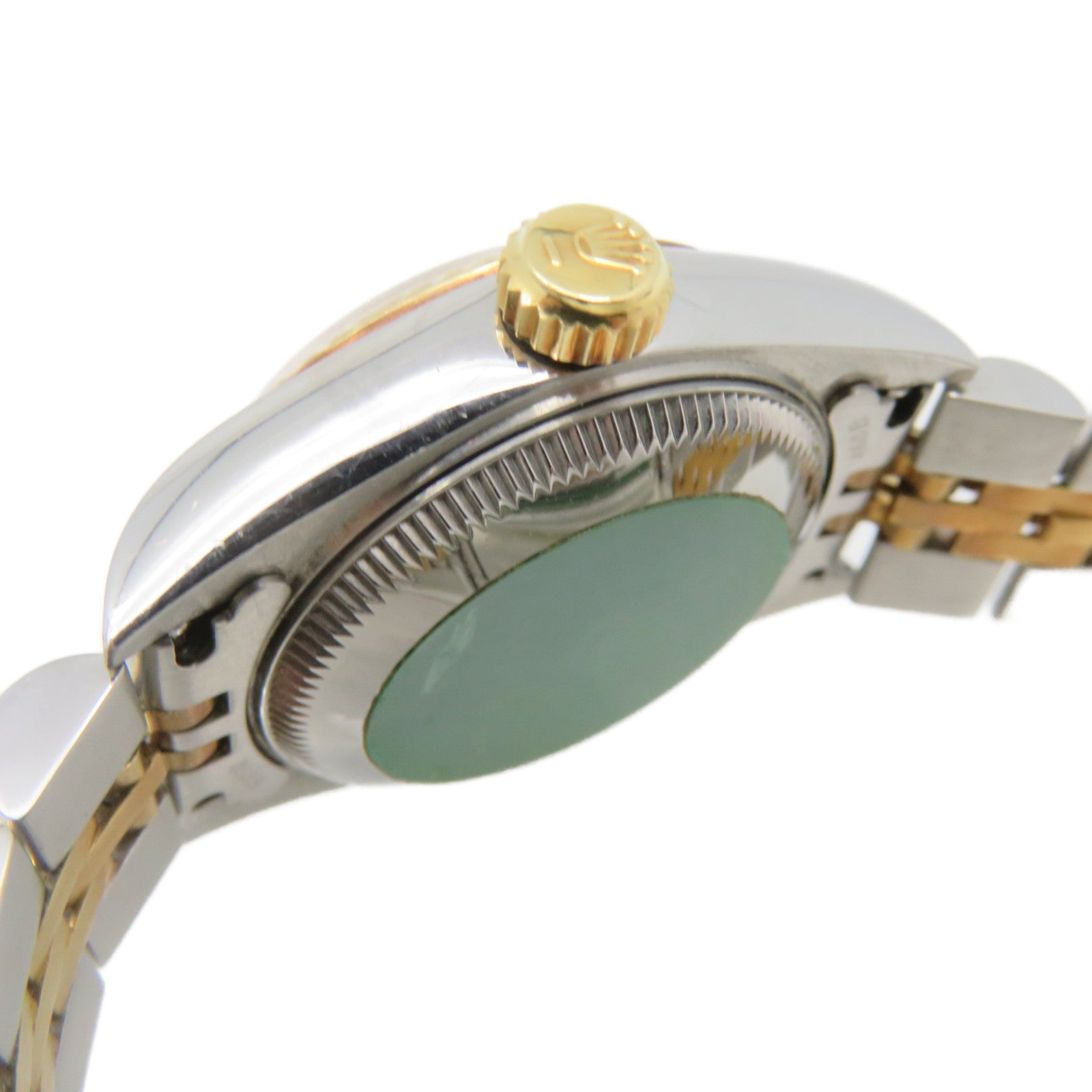 ROLEX Datejust Watch18K玫瑰金/不鏽鋼自動機芯手錶白色