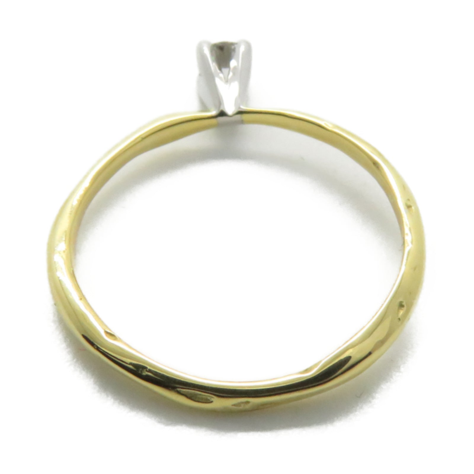 JEWELRY 18K黃金Diamond Ring 1.6g鑽石戒指US#5.25