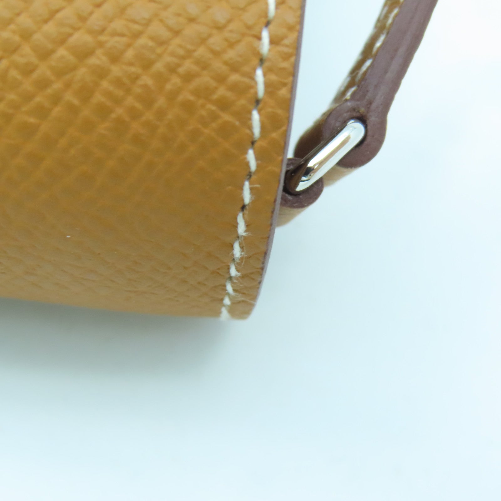 HERMES Epsom皮革Constance To Go銀扣肩背袋啡色