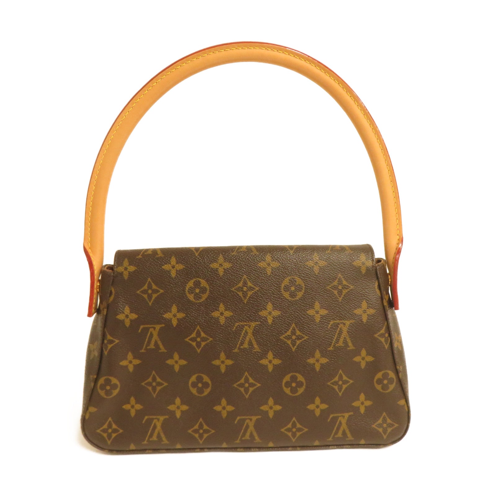 LOUIS VUITTON Monogram Mini Looping肩背袋啡色