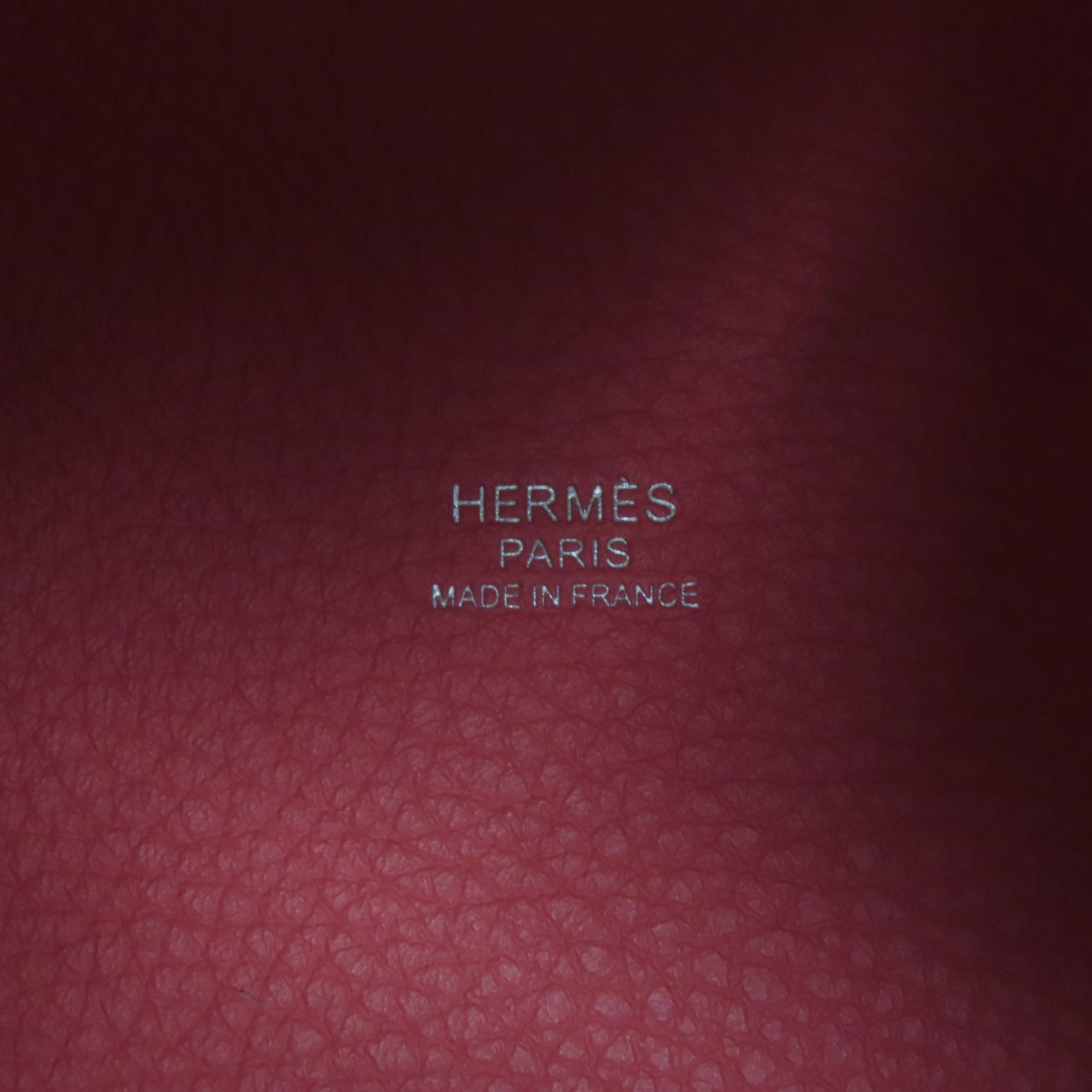 HERMES Clemence皮革Picotin PM銀扣手挽袋唇膏粉色