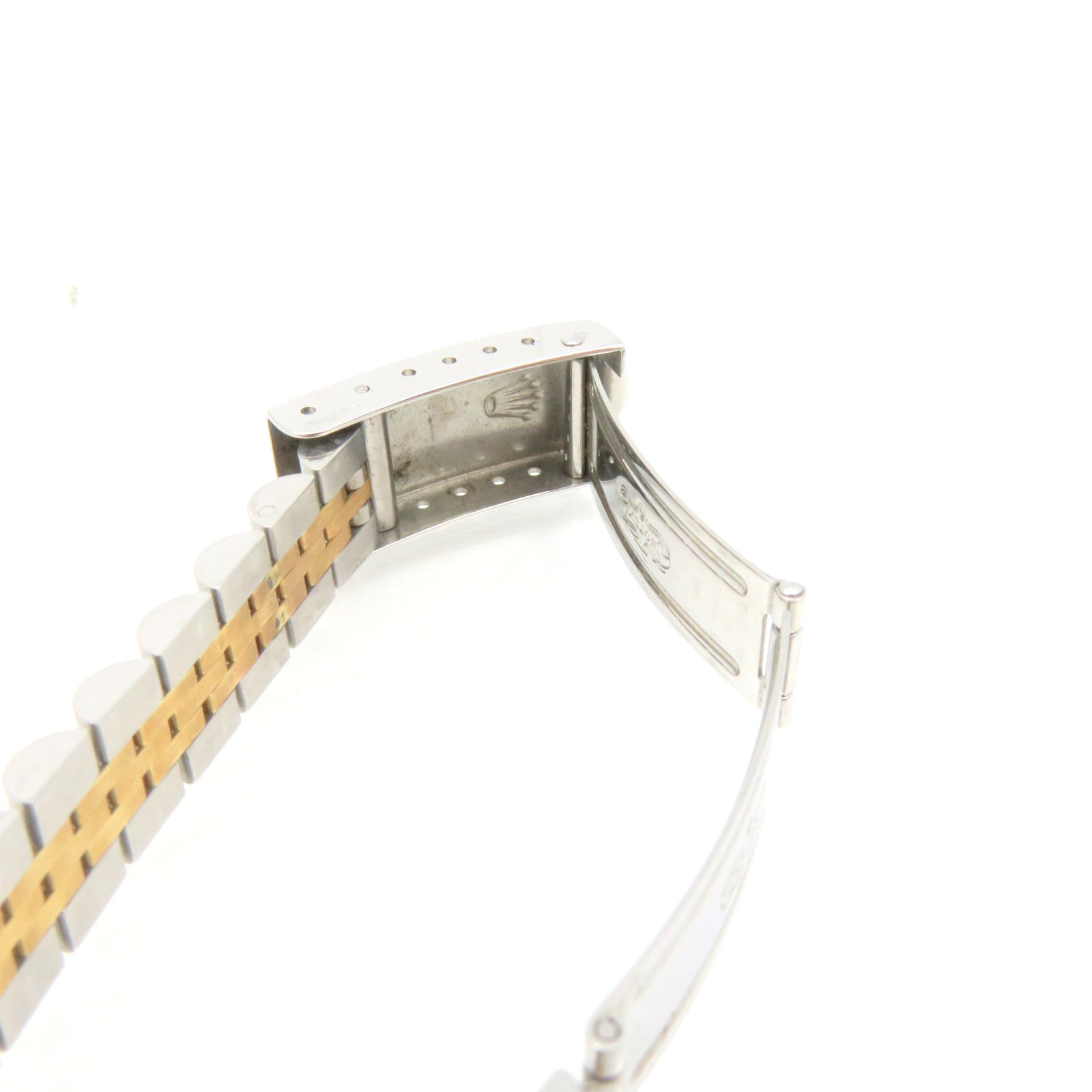 ROLEX Datejust Watch18K玫瑰金/不鏽鋼自動機芯手錶白色