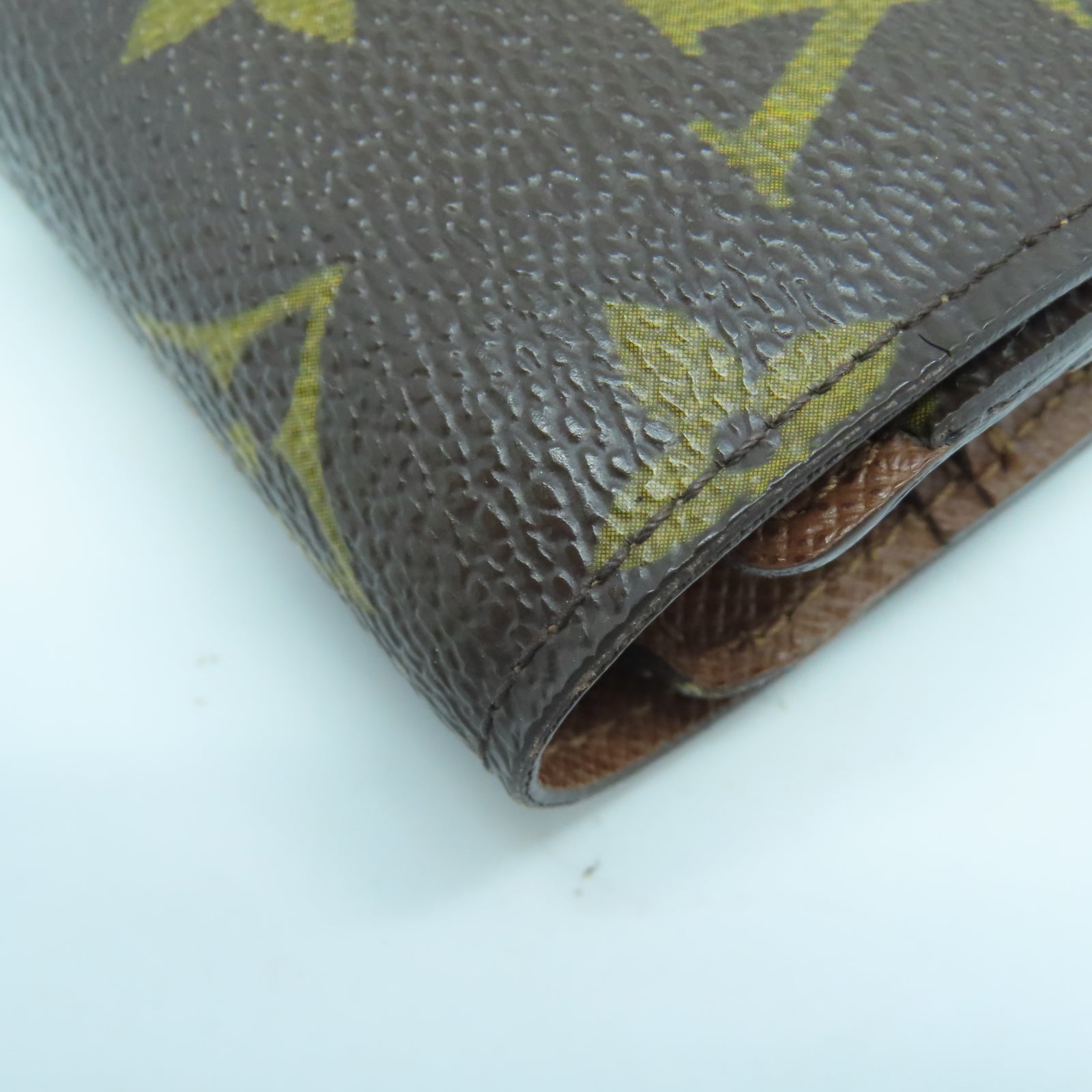 LOUIS VUITTON Monogram Portefeuille Joey金扣錢包棕色