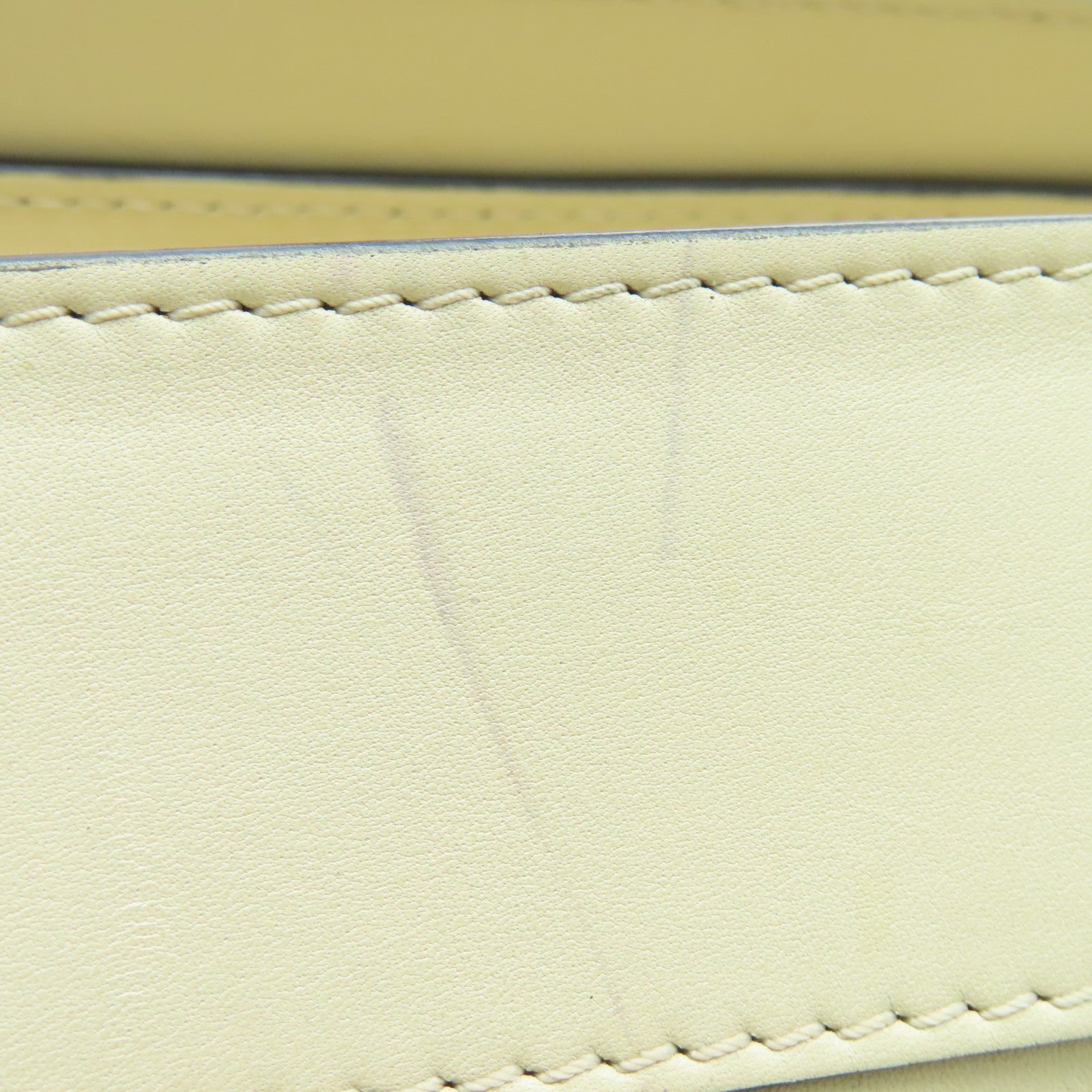CELINE Leather Micro Luggage Gold Buckle Shoulder Bag Beige