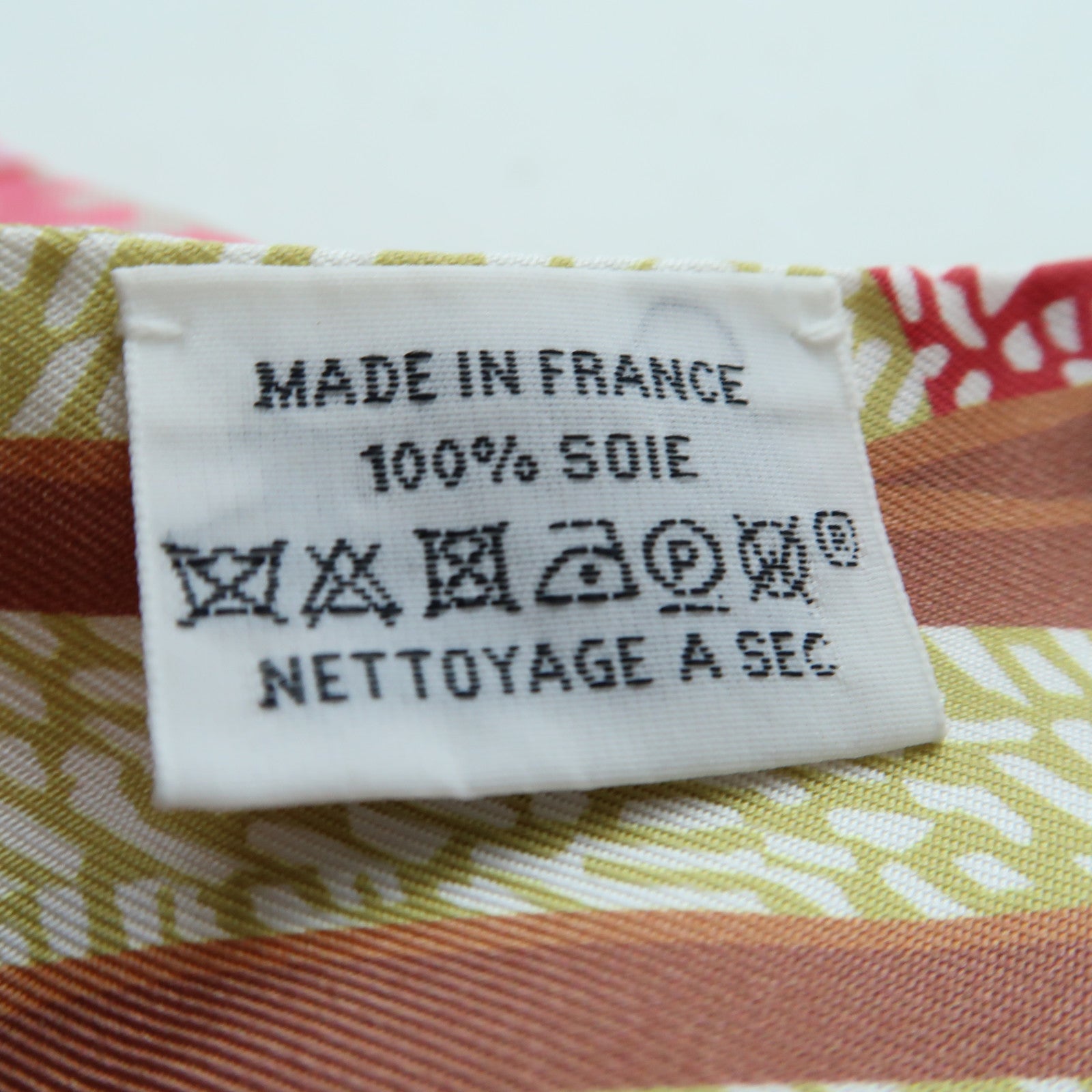 HERMES 絲質Twilly絲巾紅色