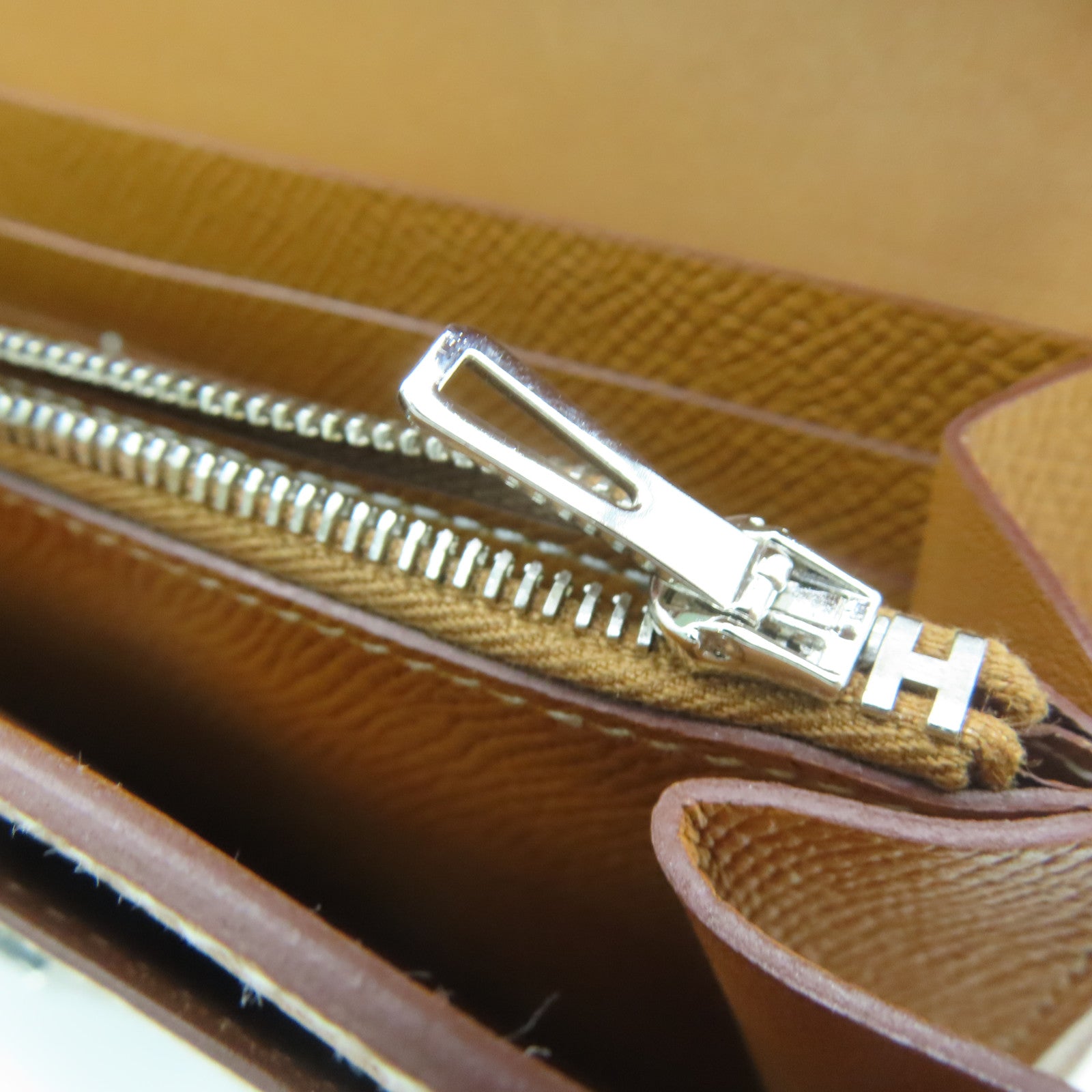 HERMES Epsom皮革Constance To Go銀扣肩背袋啡色