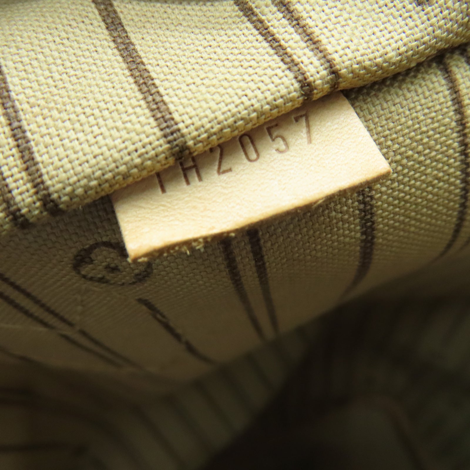 LOUIS VUITTON Monogram Neverfull GM金扣手挽袋棕色