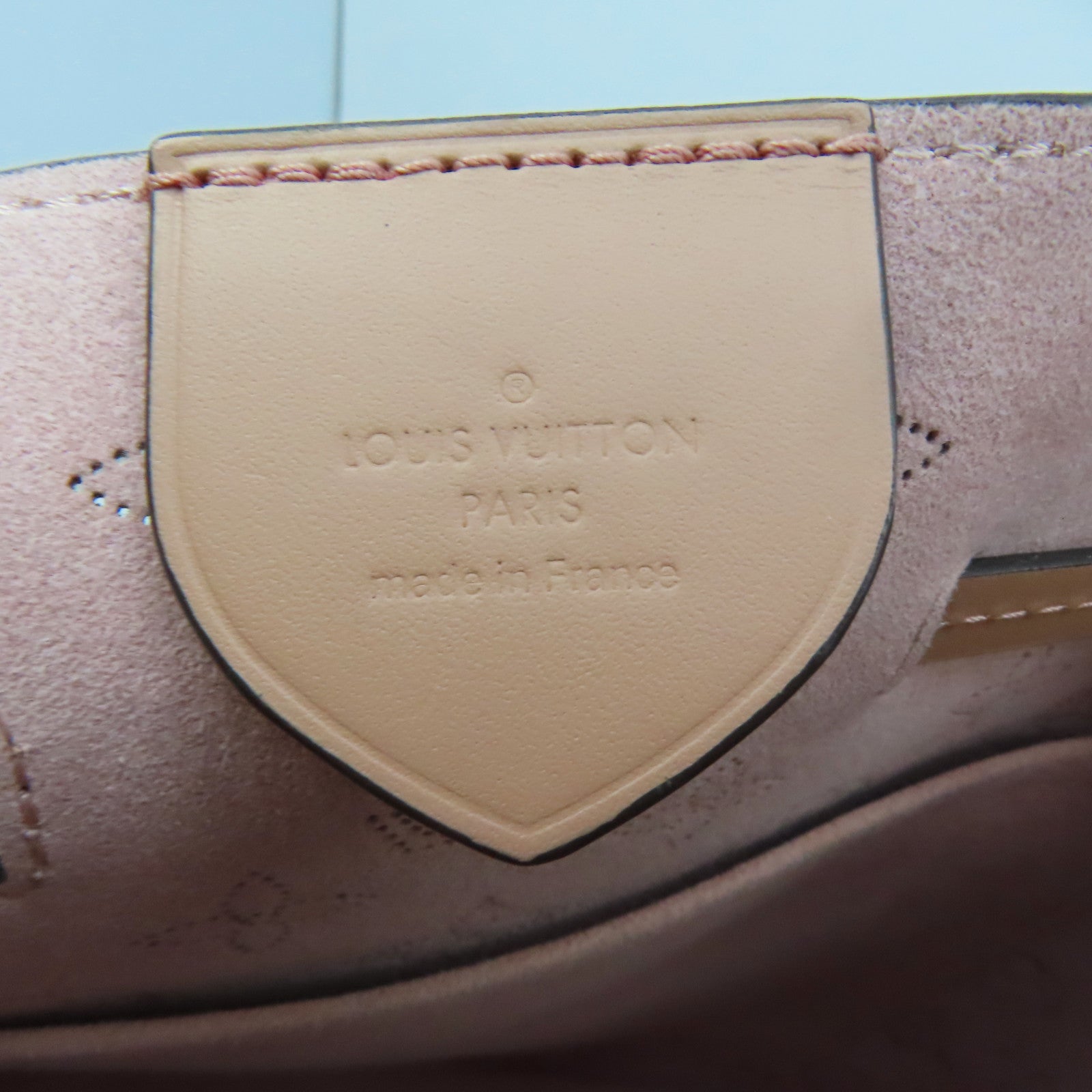 LOUIS VUITTON Mahina Girolata Bag銀扣手挽肩背兩用袋粉紅色