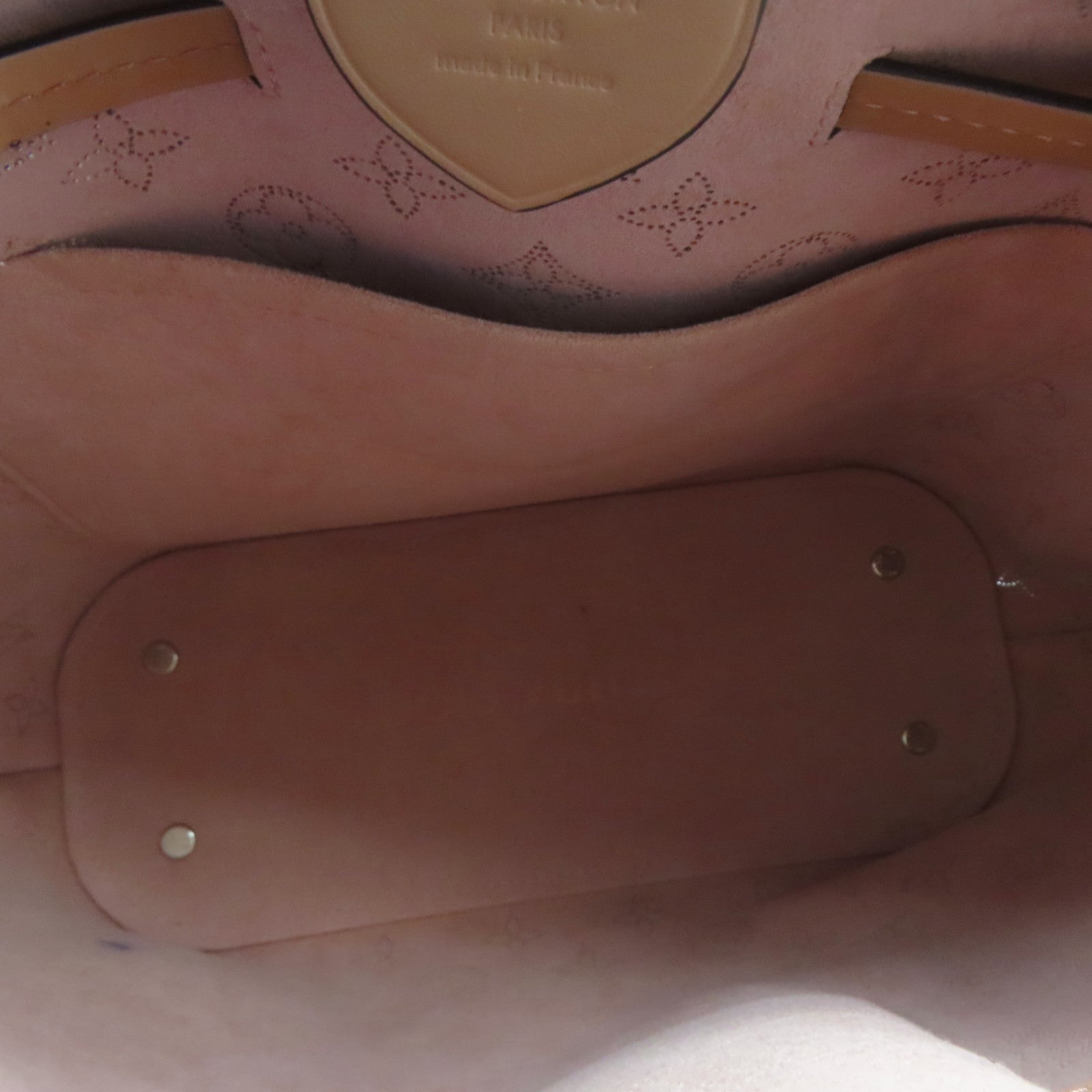 LOUIS VUITTON Mahina Girolata Bag銀扣手挽肩背兩用袋粉紅色
