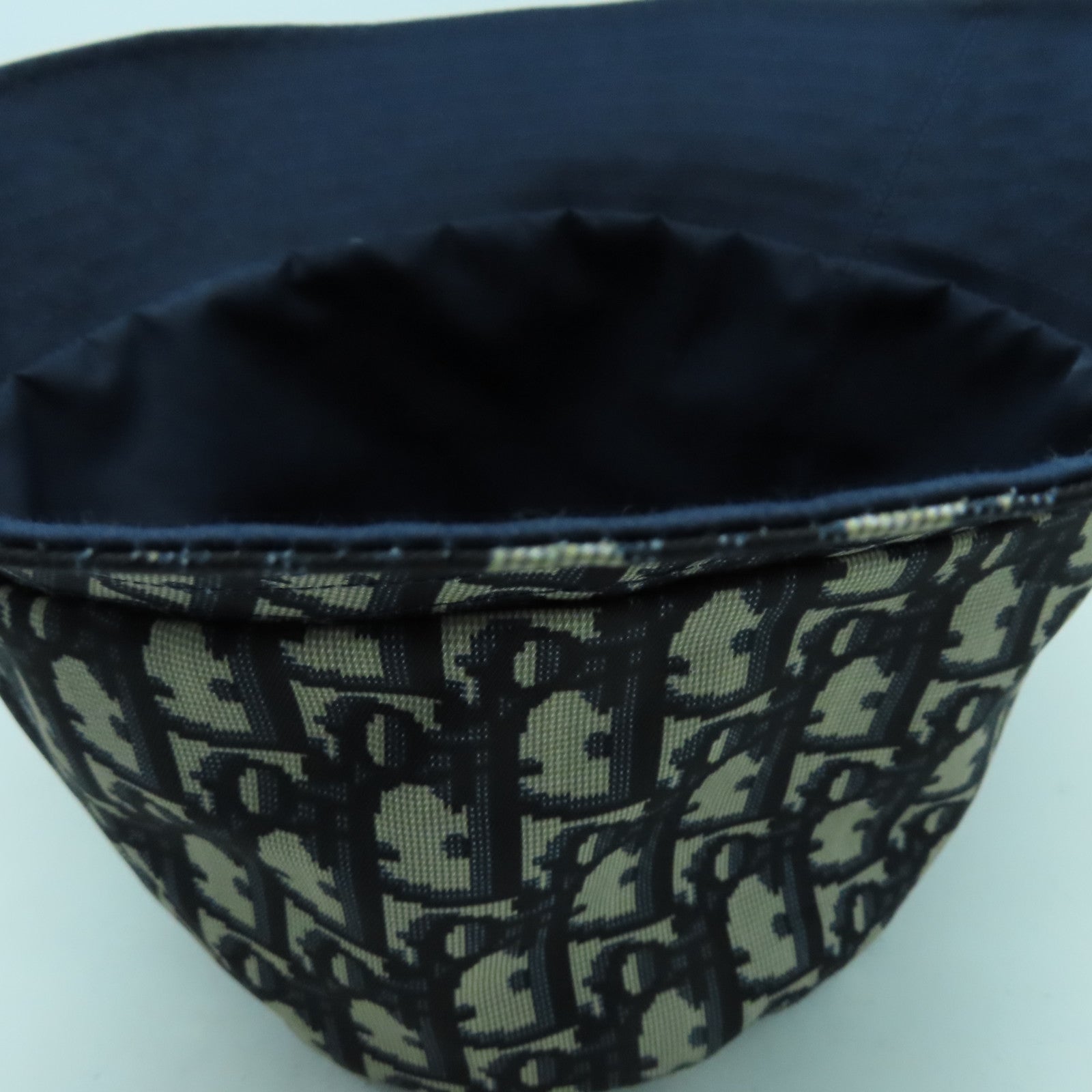 Dior 聚酯纖維/棉質TEDDY-D Reversible Bucket Hat漁夫帽藍色