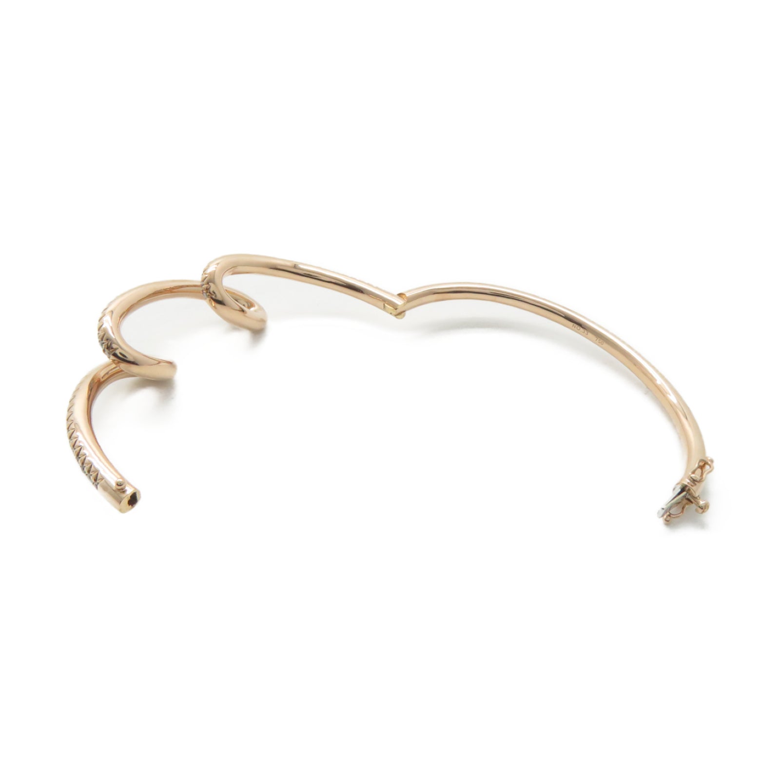 JEWELRY 18K玫瑰金Diamond Bracelet 21g鑽石手鐲