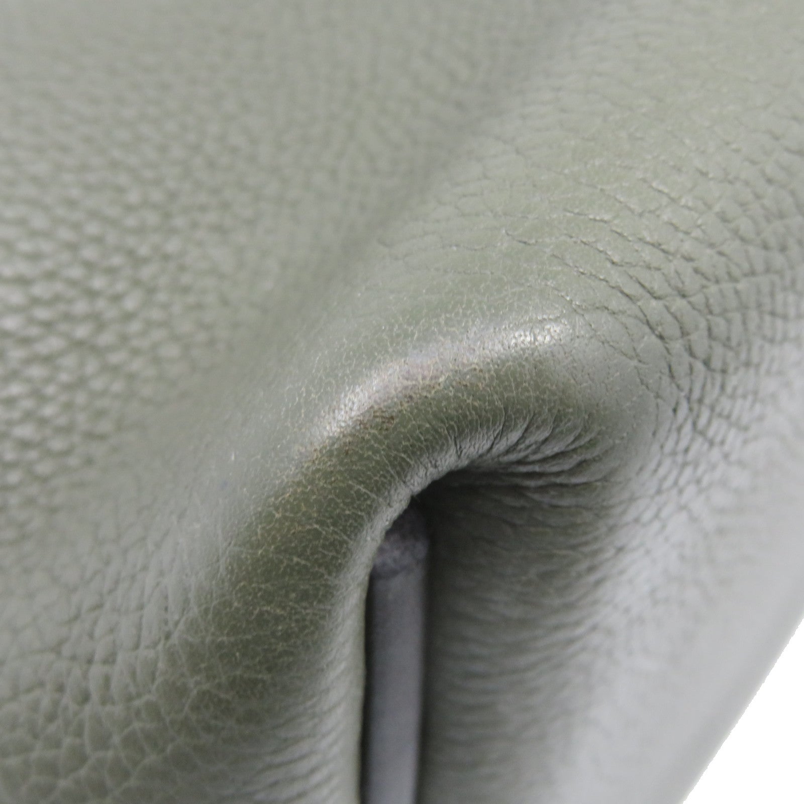 HERMES Clemence皮革24/24 29cm 2Way Shoulder Bag金扣手挽肩背两用袋61/60绿色