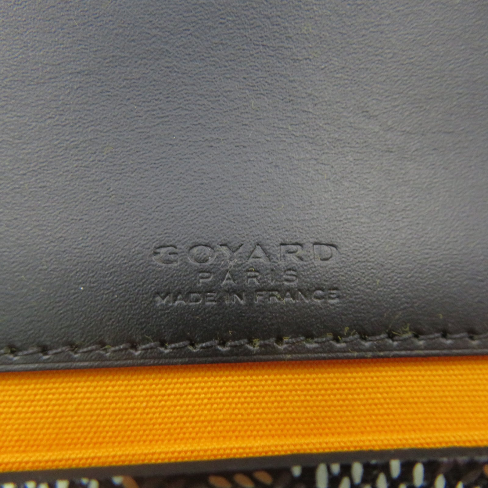GOYARD 涂层帆布Pouch手拿包啡色/黑色