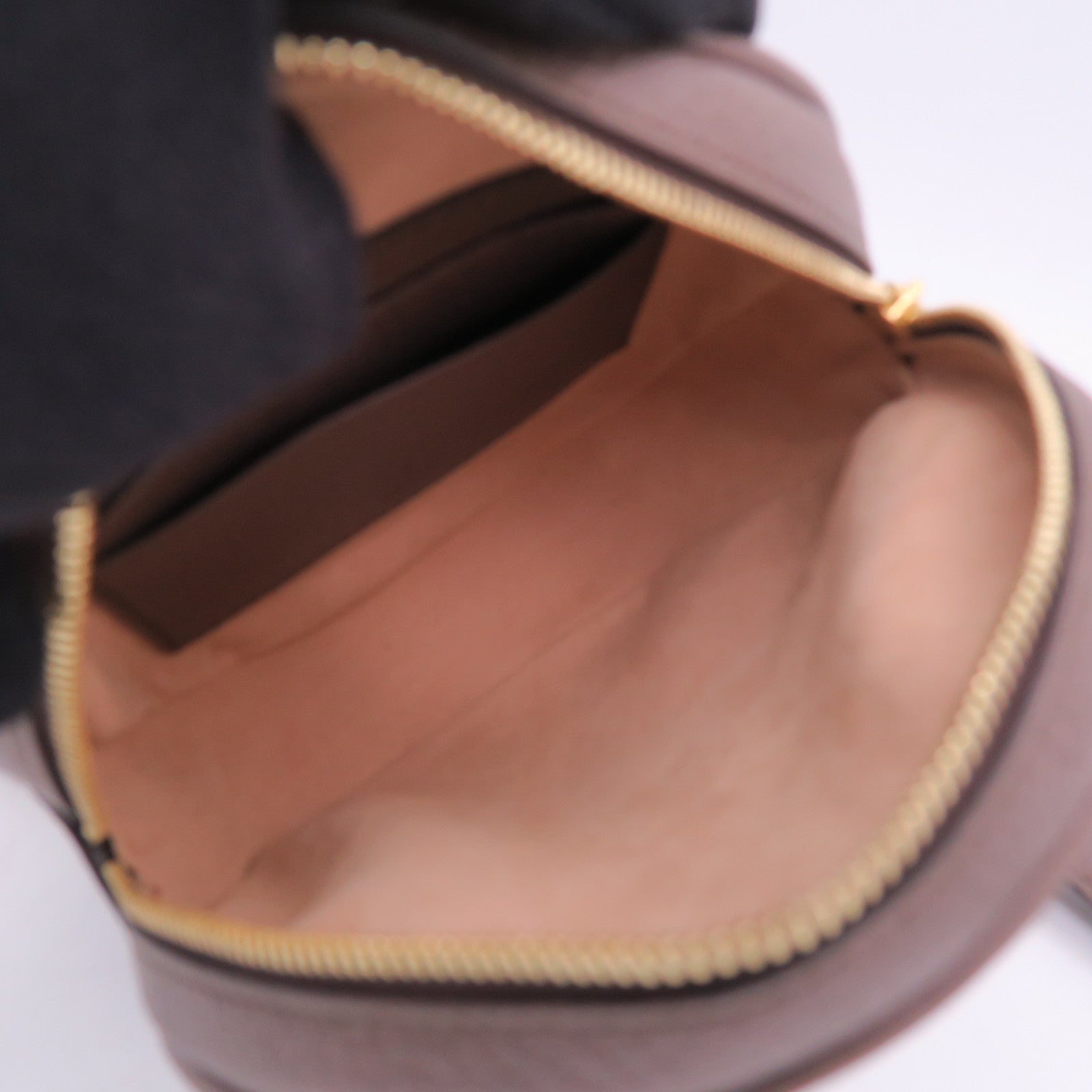GUCCI 【激減優惠】帆布Ophidia Round Backpack金扣背包啡色