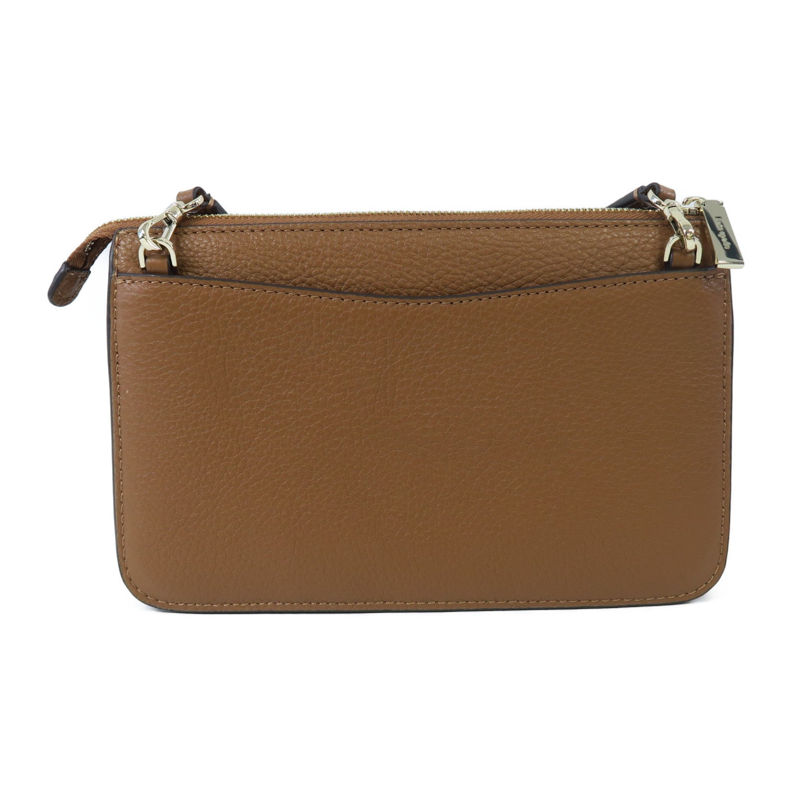 Kate Spade 牛皮皮革Shoulder Bag金扣肩背袋啡色