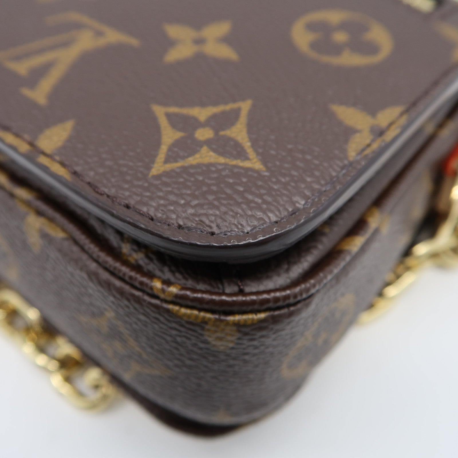 LOUIS VUITTON Monogram Pochette Metis East West金扣手挽肩背兩用袋啡色