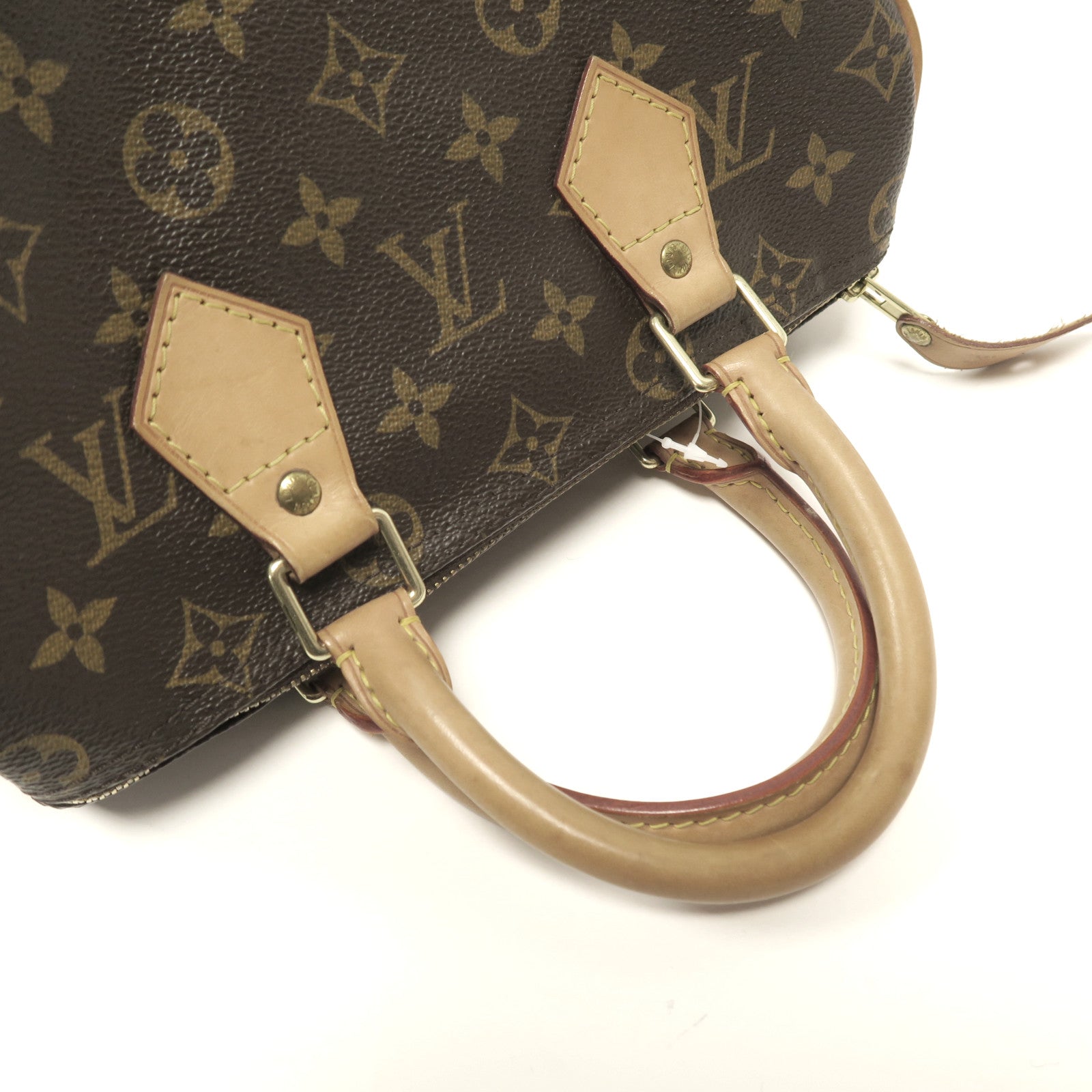 LOUIS VUITTON Monogram Speedy 25金扣手挽袋啡色