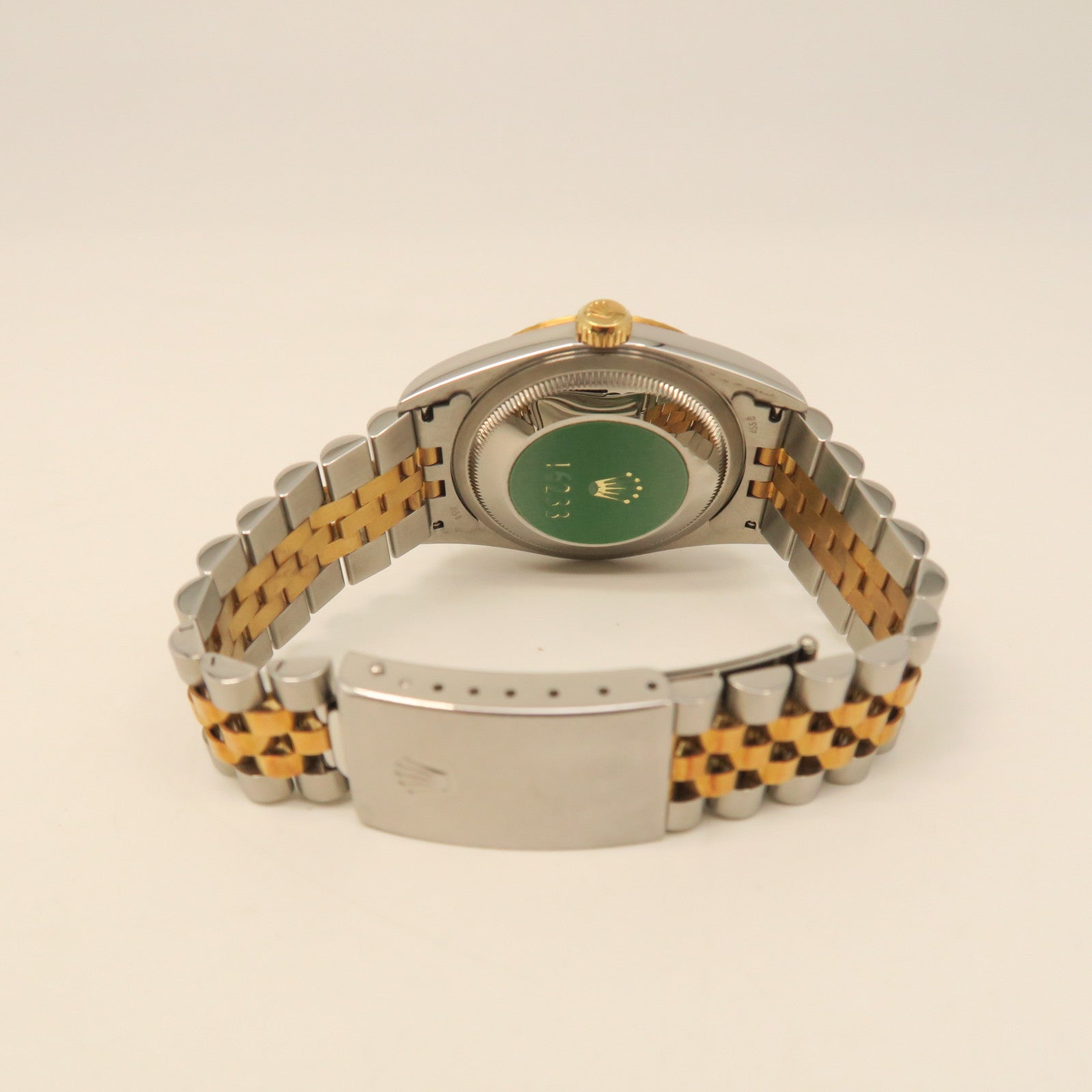 ROLEX Datejust 18K Gold/Stainless Steel Watch Automatic Movement Gold/Silver