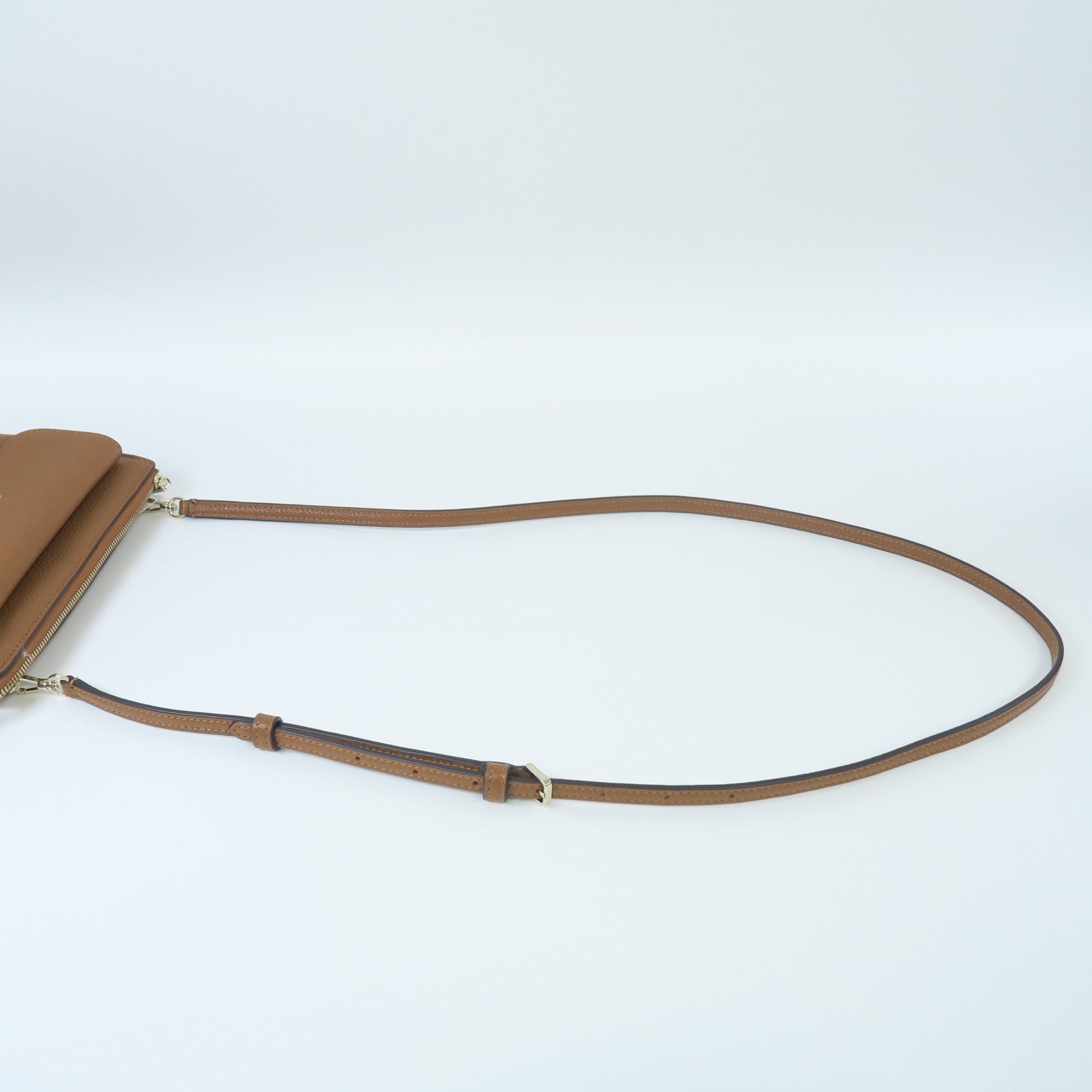 Kate Spade 牛皮皮革Shoulder Bag金扣肩背袋啡色