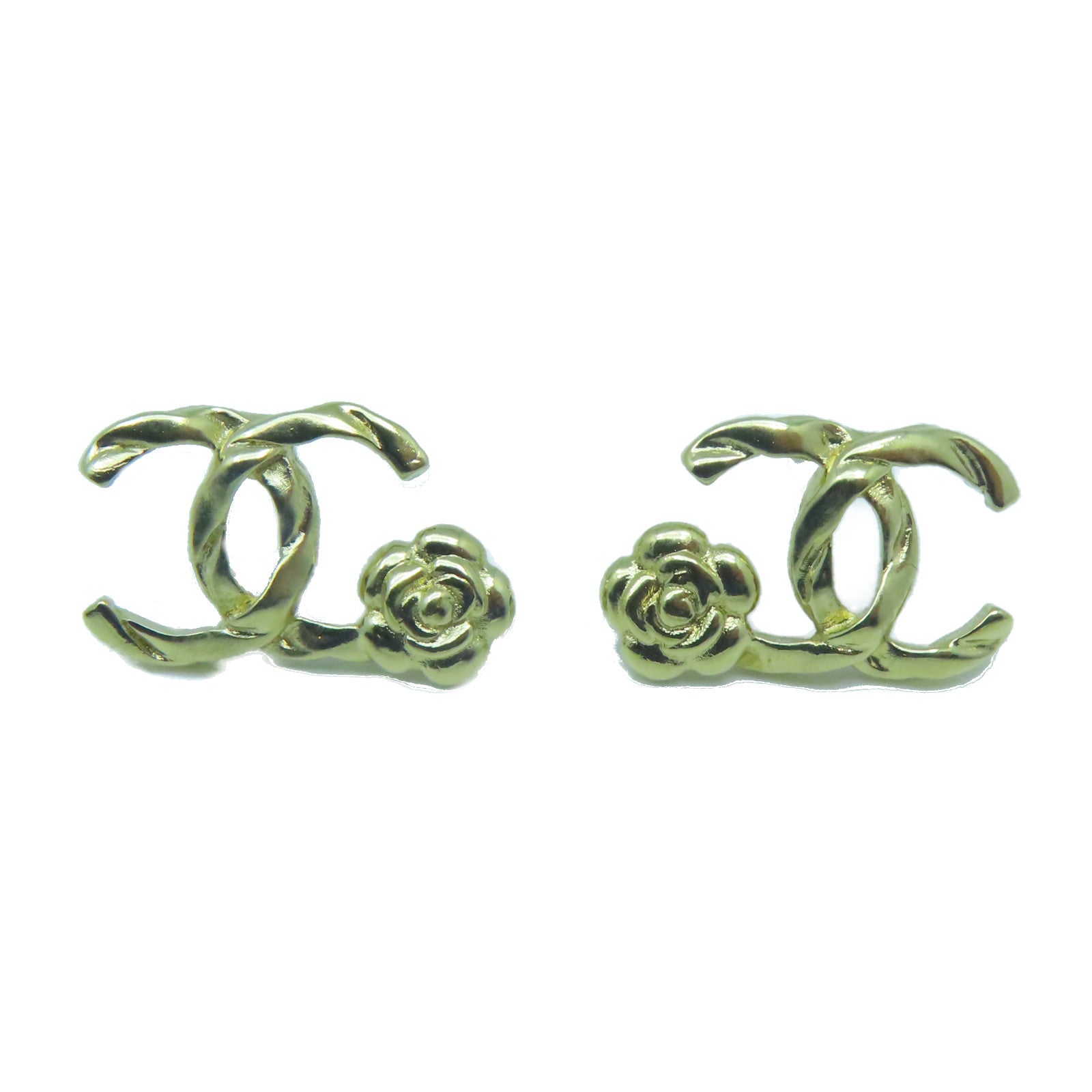 CHANEL 金屬Earrings耳環金色