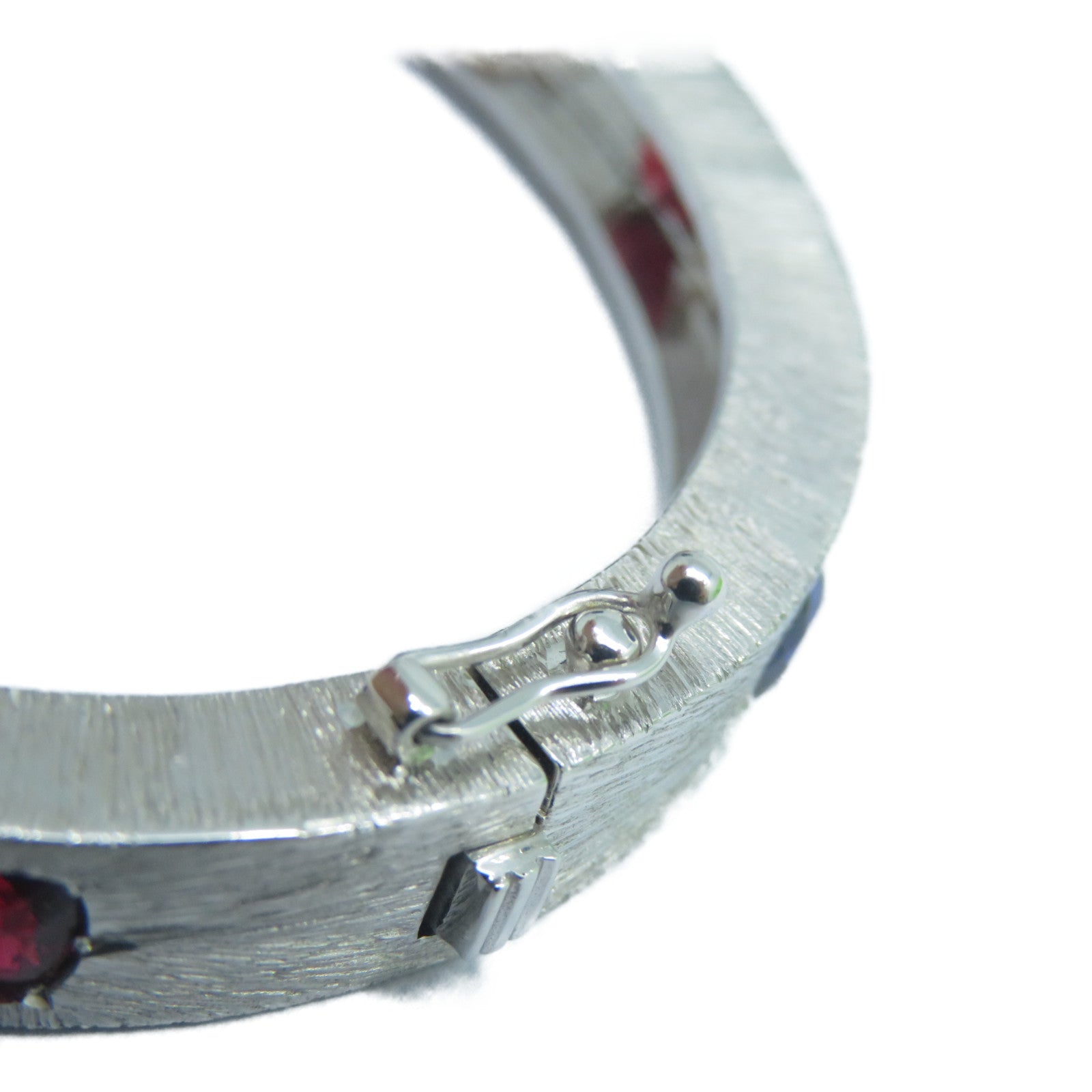 JEWELRY 18K白金Bangle3.68ct藍寶石/3.0ct半寶石手鐲