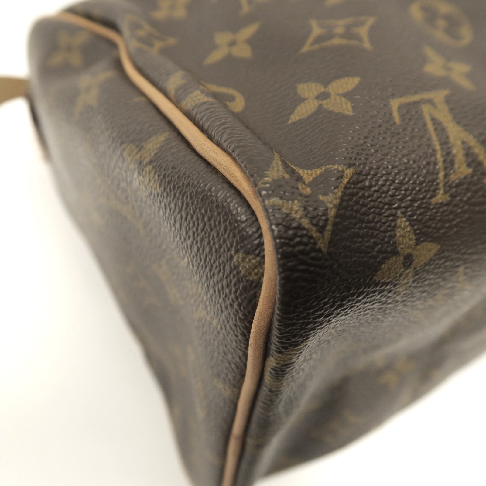 LOUIS VUITTON Monogram Speedy 25金扣手挽袋啡色