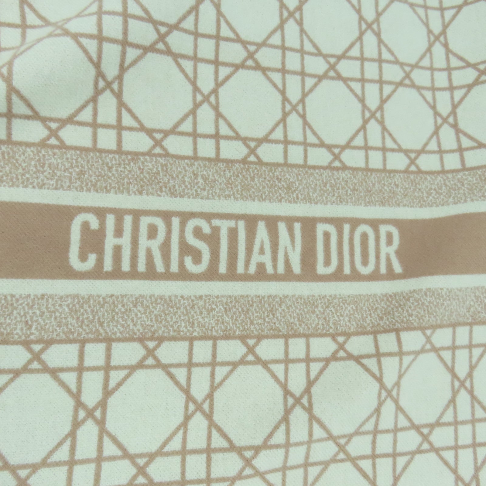 Dior 羊絨/羊毛Cannage Scarf圍巾粉紅色