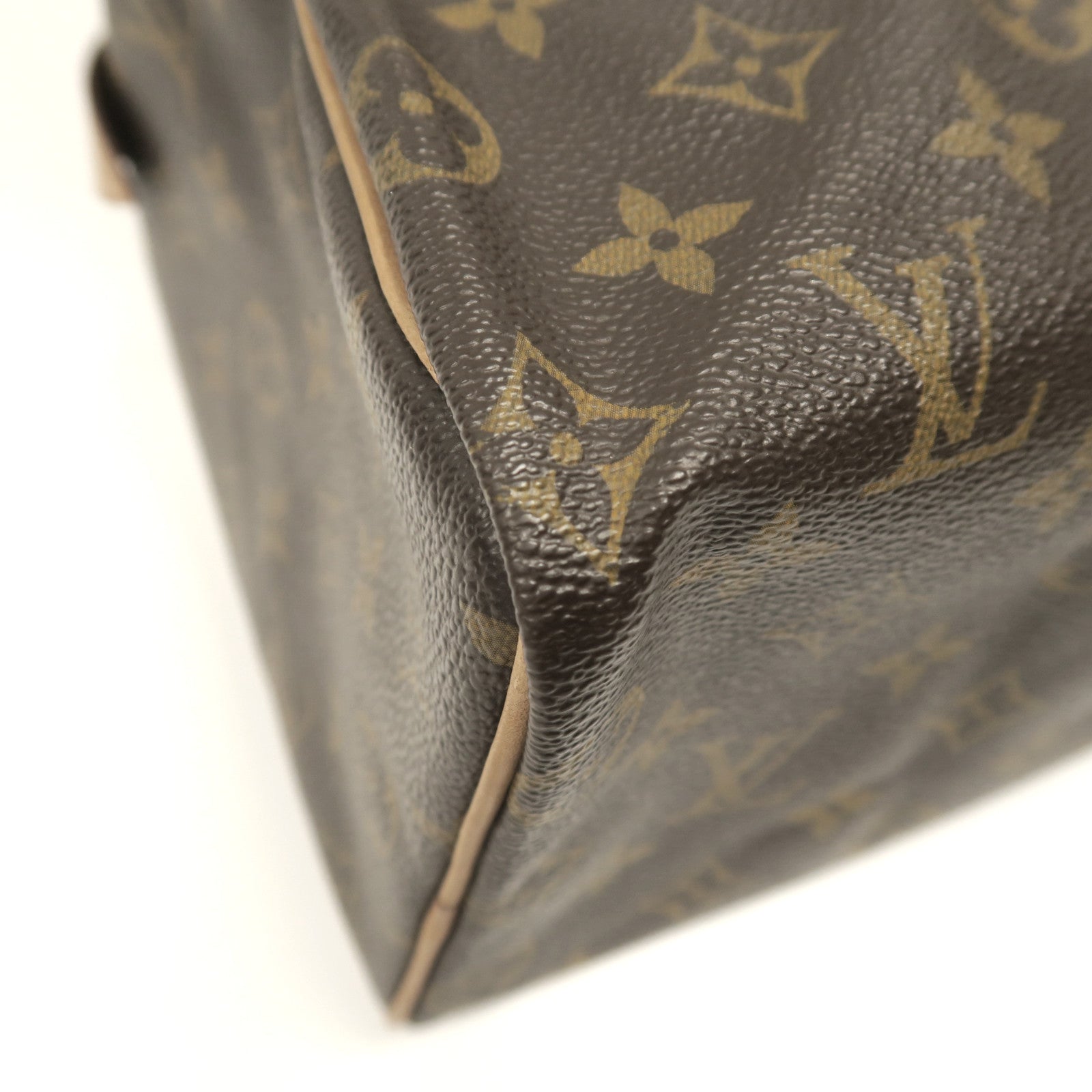 LOUIS VUITTON Monogram Speedy 25金扣手挽袋啡色