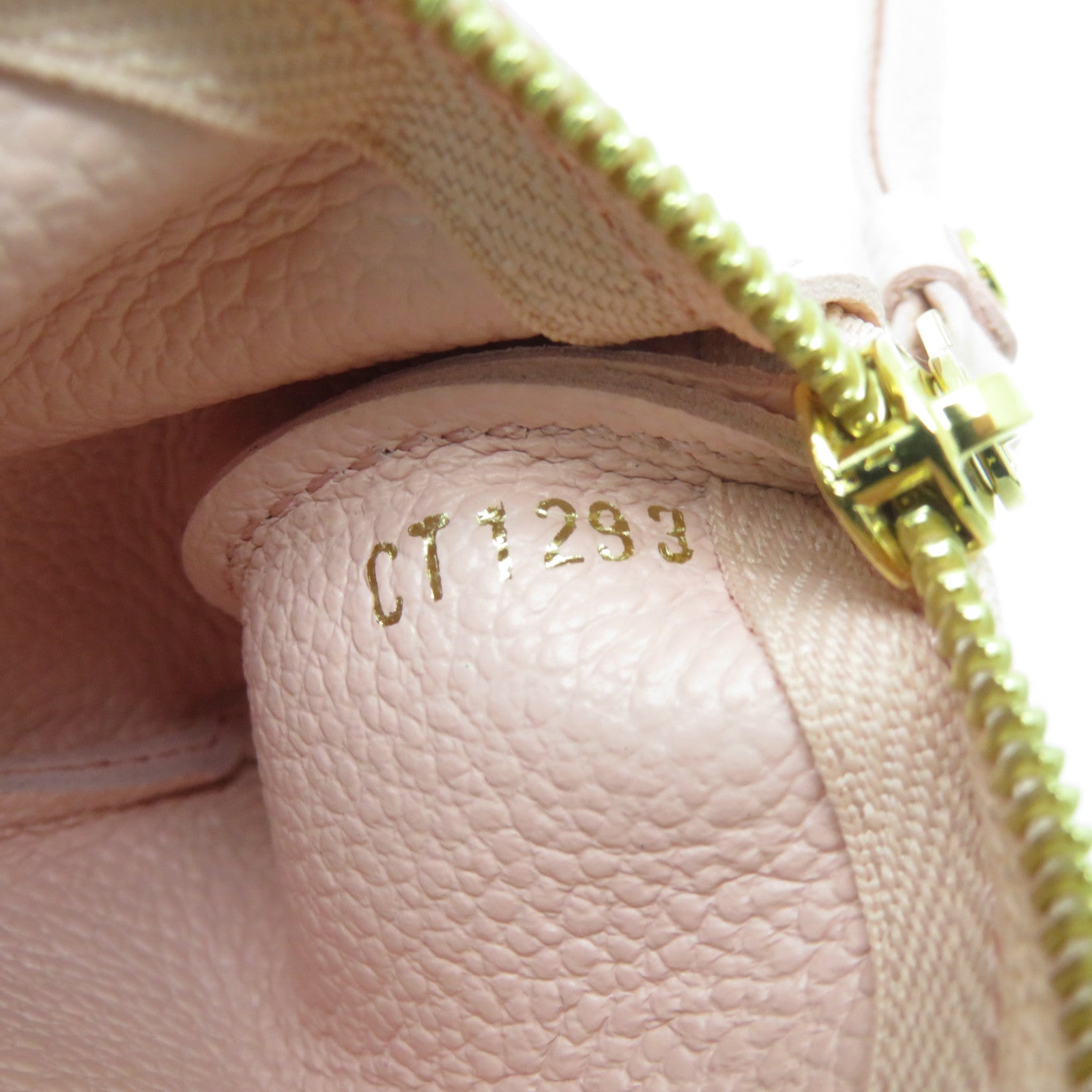 LOUIS VUITTON Monogram Empreinte Card Case金扣卡片套粉紅色
