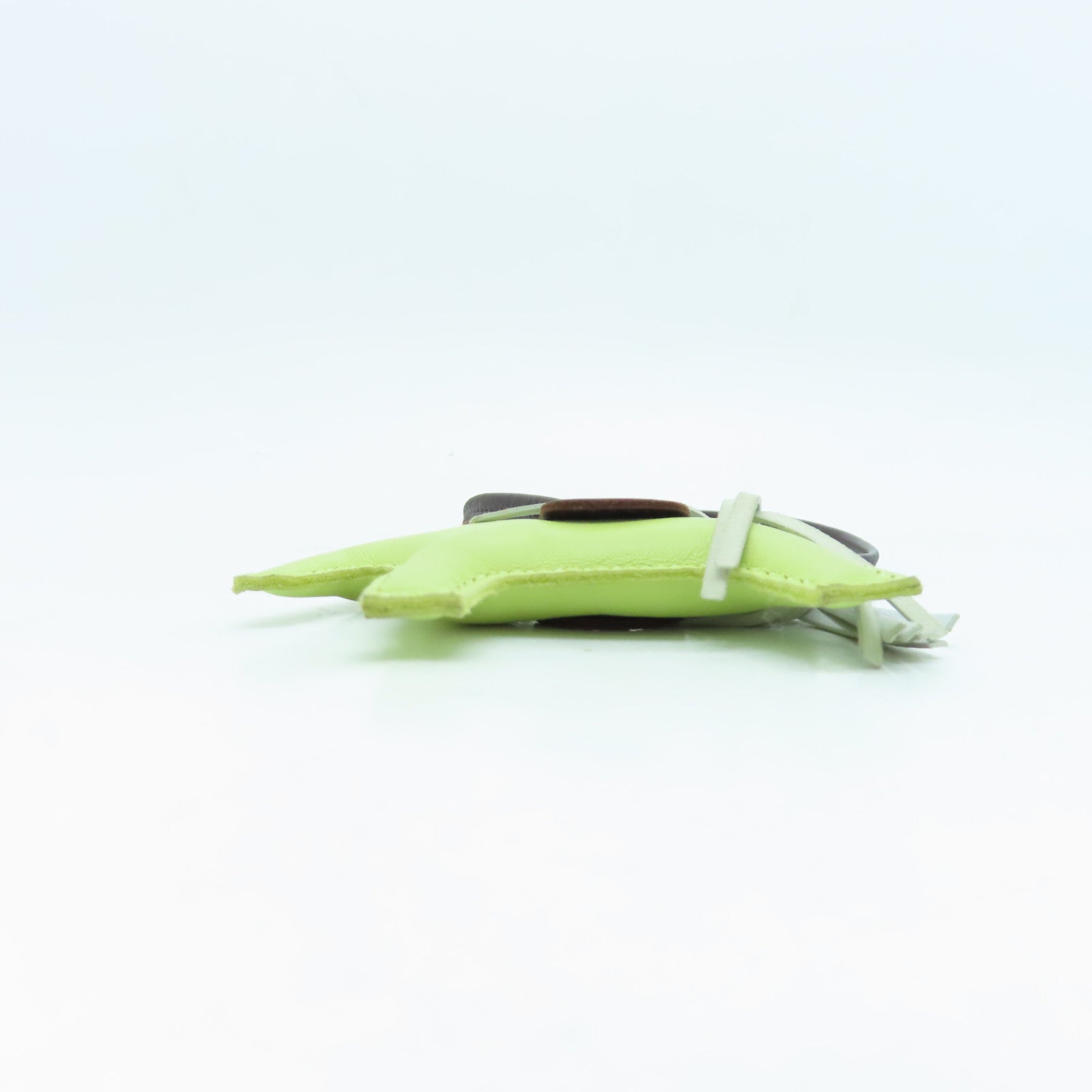 HERMES Veau Swift皮革Rodeo PM掛飾Vert Criquet綠色