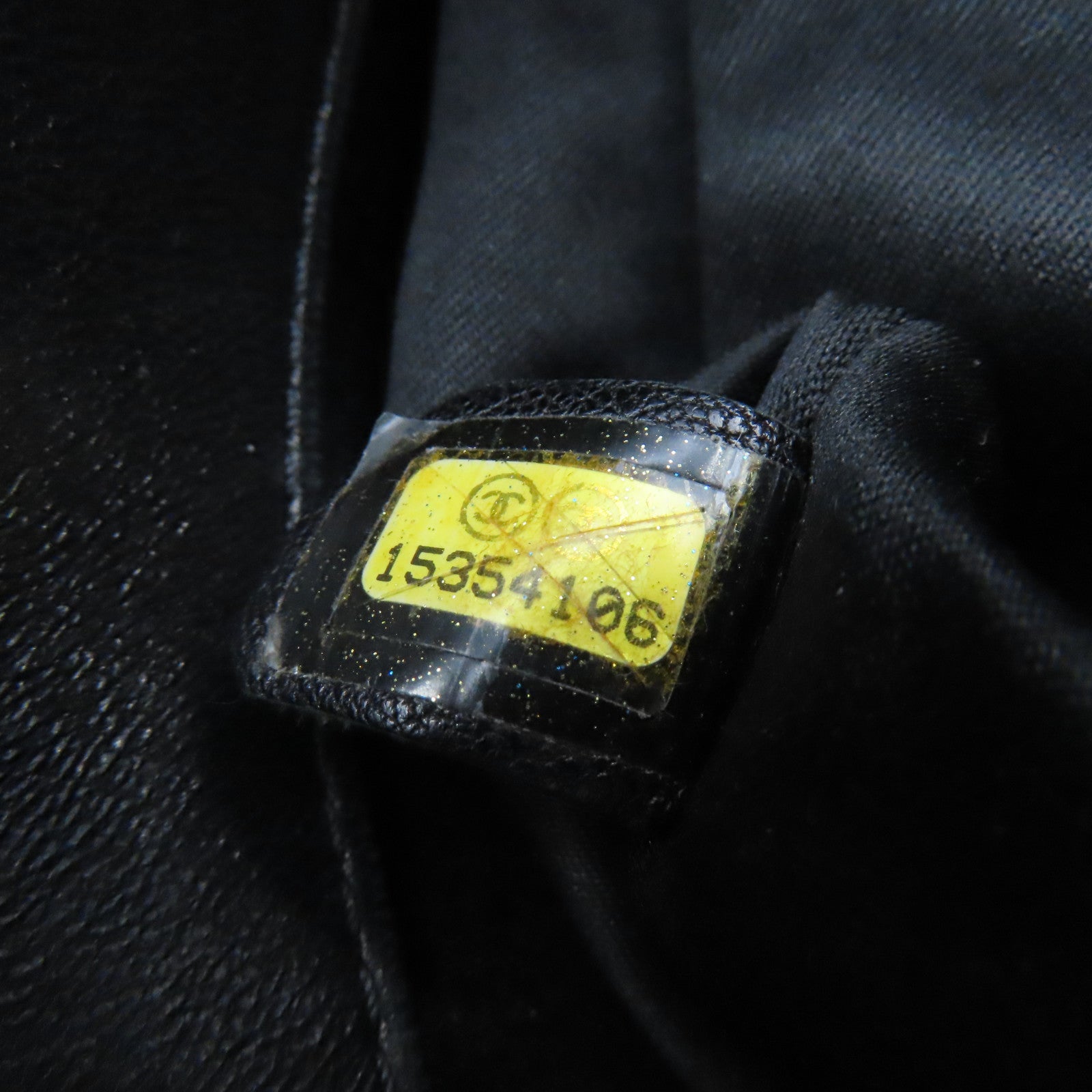 CHANEL 菱格羊皮皮革Chain Shoulder Bag銀扣鏈帶肩背袋黑色