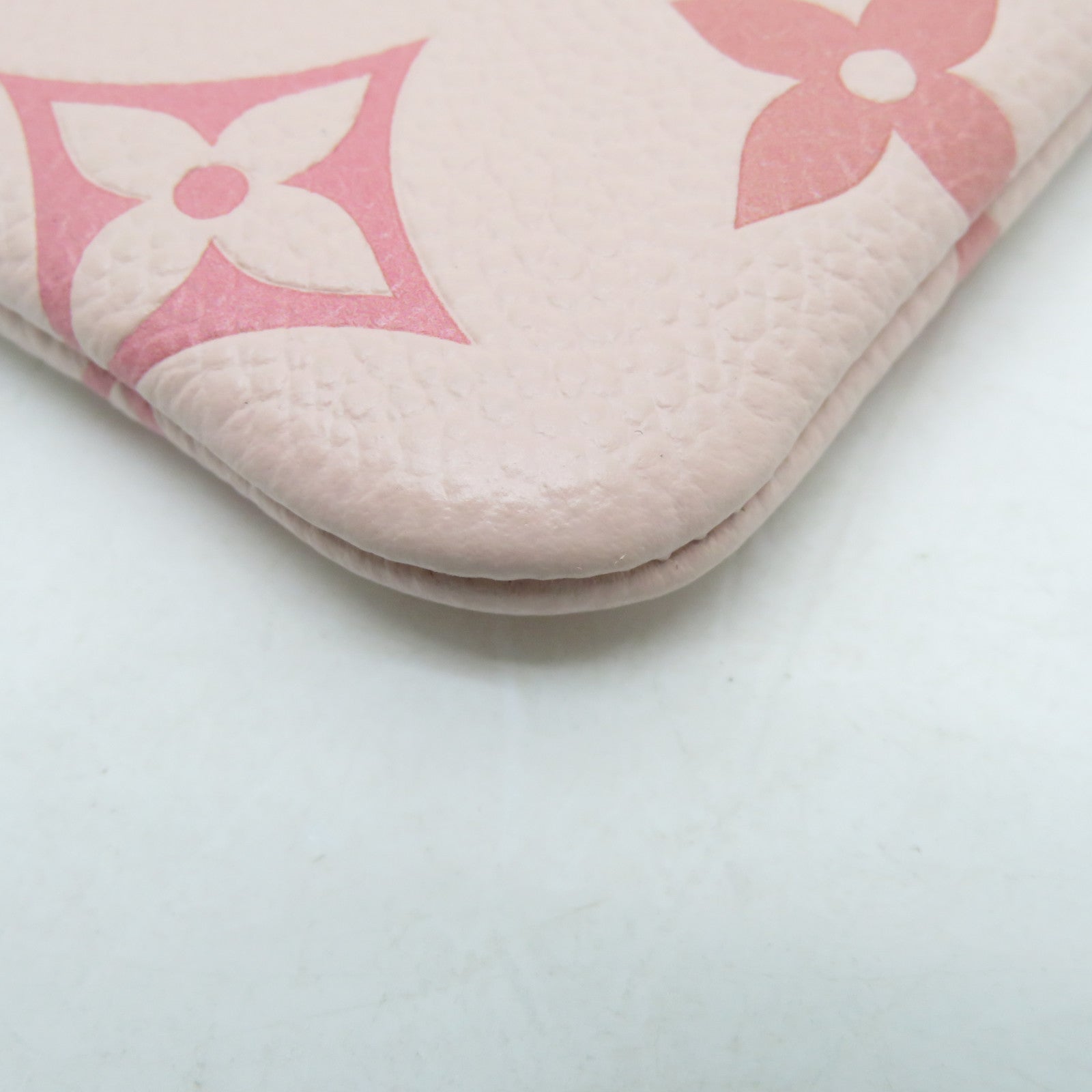 LOUIS VUITTON Monogram Empreinte Card Case金扣卡片套粉紅色